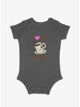 Mommy & Me I Love You A Latte Infant Bodysuit, GRAPHITE HEATHER, hi-res