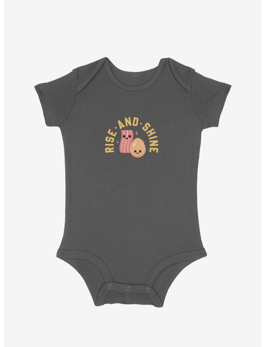 Mommy & Me Rise And Shine Infant Bodysuit, GRAPHITE HEATHER, hi-res