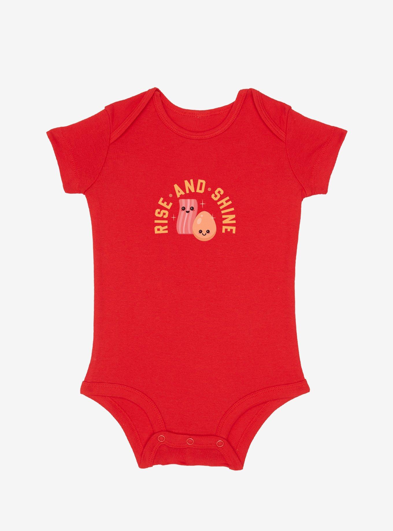Mommy & Me Rise And Shine Infant Bodysuit, RED, hi-res