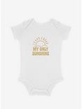 Mommy & Me My Only Sunshine Infant Bodysuit, WHITE, hi-res