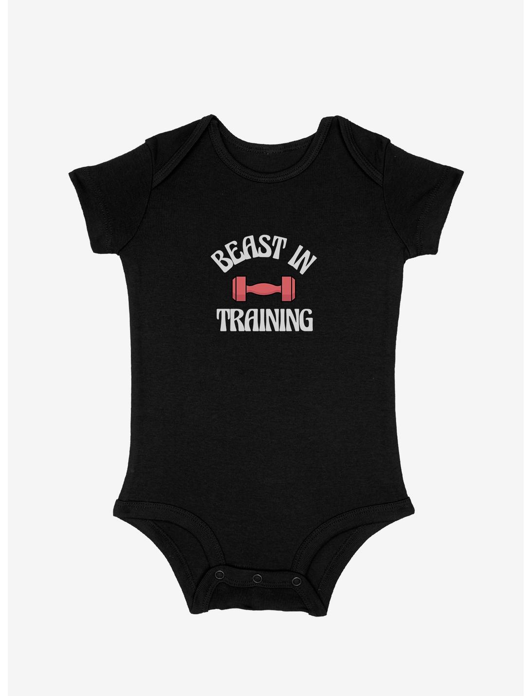 Mommy & Me Beast In Training Infant Bodysuit, BLACK, hi-res
