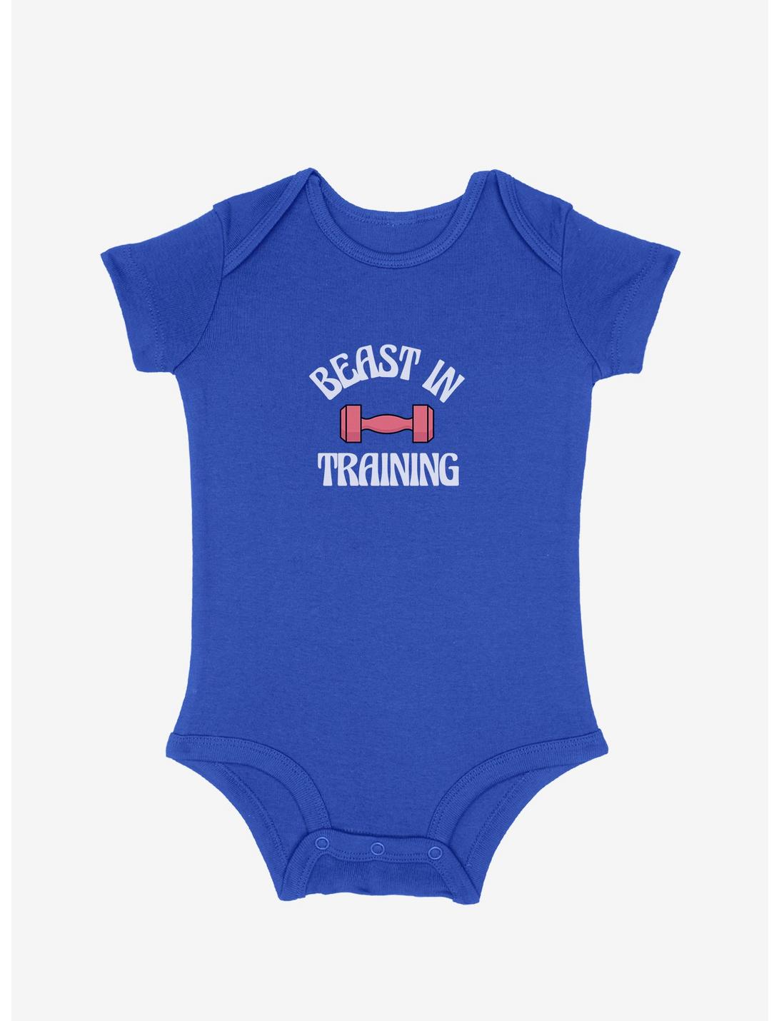 Mommy & Me Beast In Training Infant Bodysuit, ROYAL, hi-res