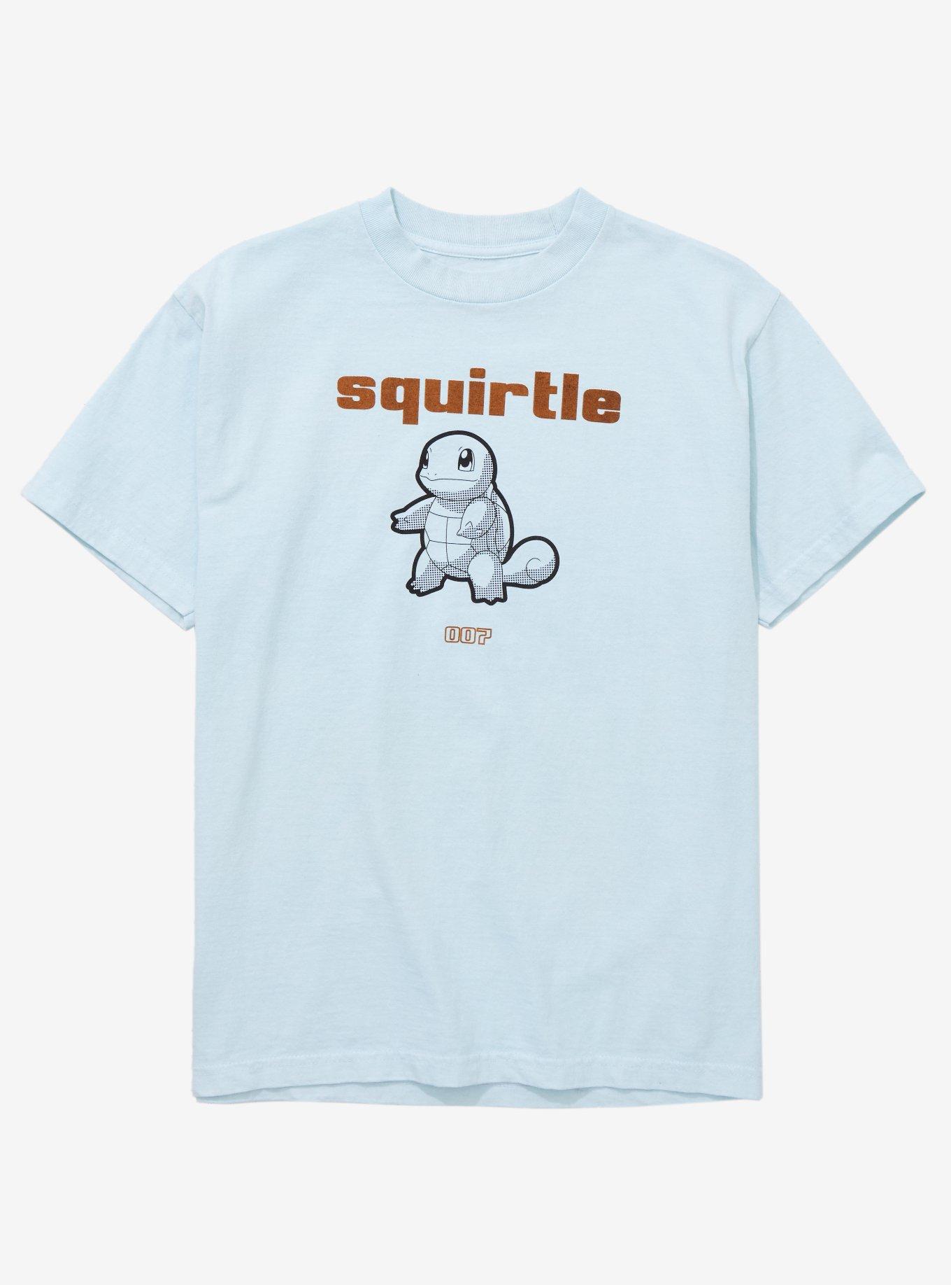 Pok&eacute;mon Squirtle Evolutions T-Shirt - BoxLunch Exclusive, LIGHT BLUE, hi-res