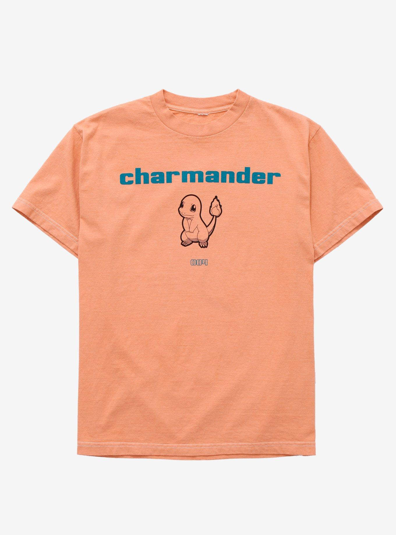 Pok&eacute;mon Charmander Evolutions T-Shirt - BoxLunch Exclusive, LIGHT ORANGE, hi-res