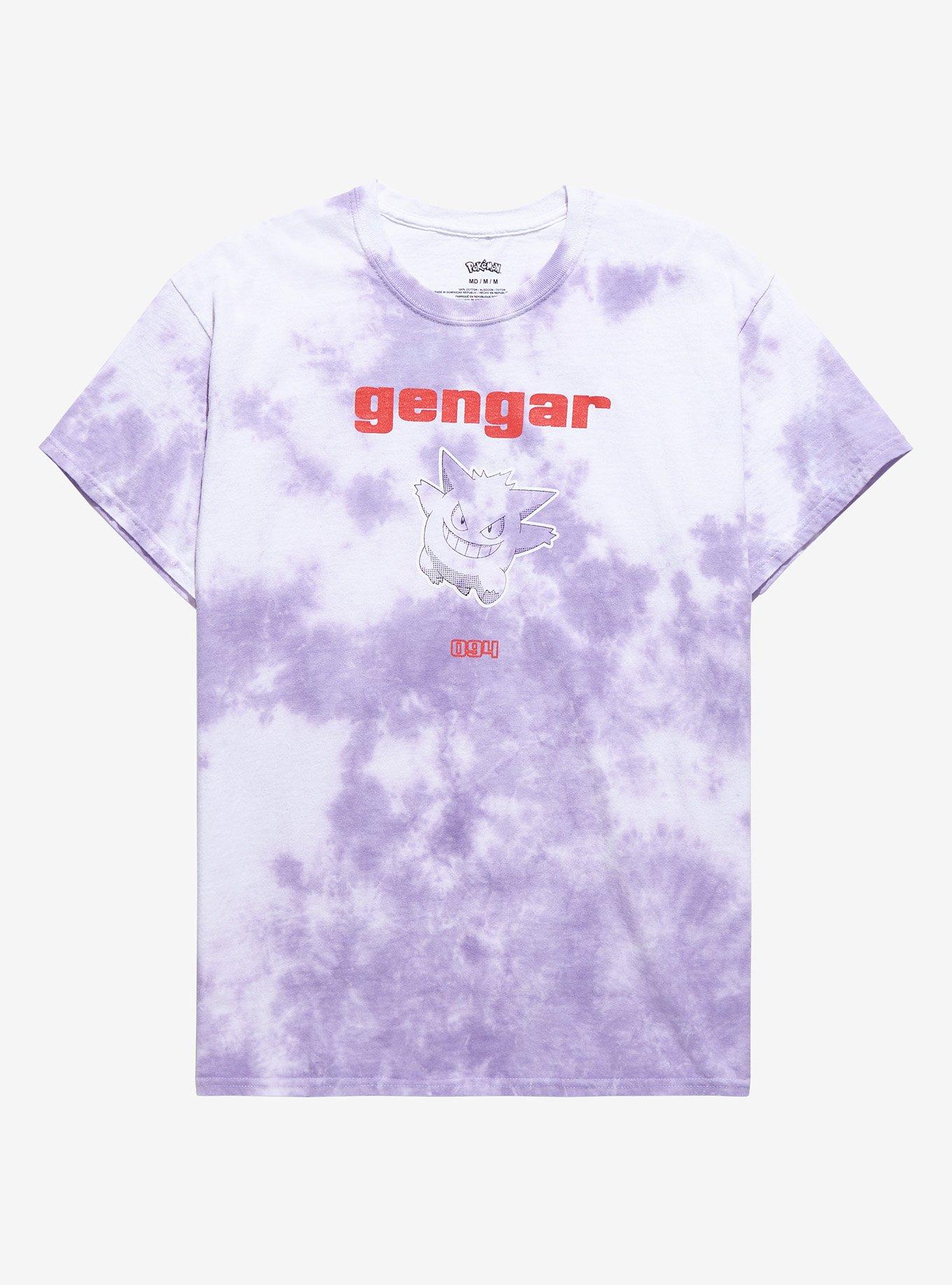 TIE DYE GENGAR POKÉMON ™ © NINTENDO T-SHIRT - Purple