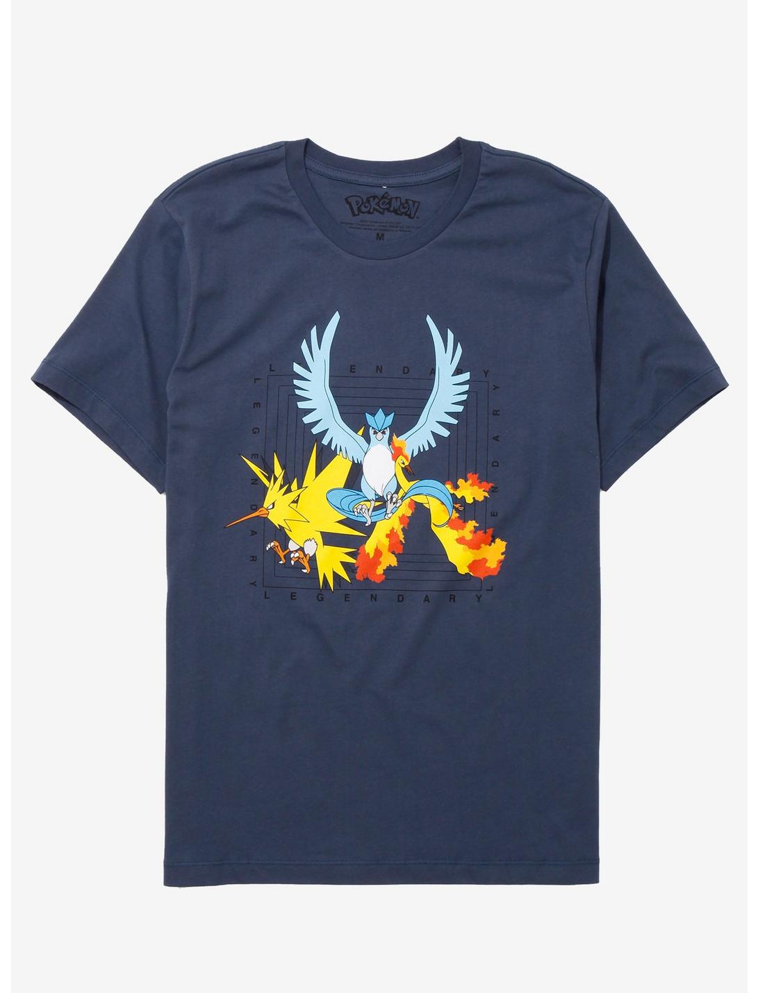 Pokémon Legendary Birds T-Shirt - BoxLunch Exclusive, SLATE, hi-res