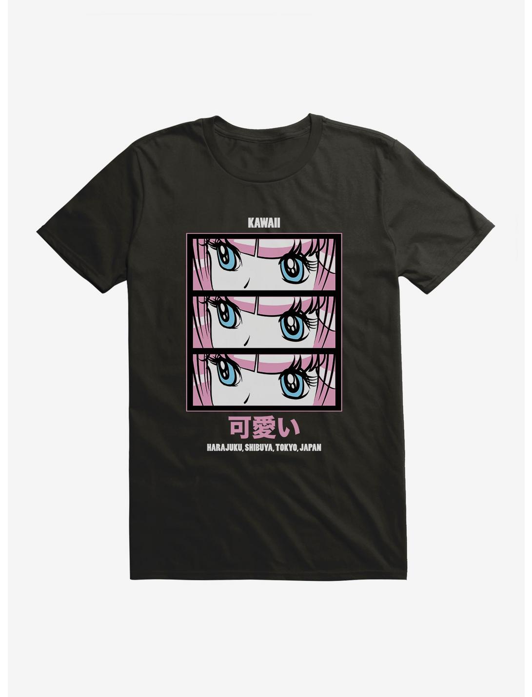 Anime Girl Kawaii T-Shirt, BLACK, hi-res
