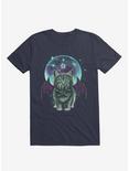 Cosmic Purrrcraft T-Shirt, NAVY, hi-res
