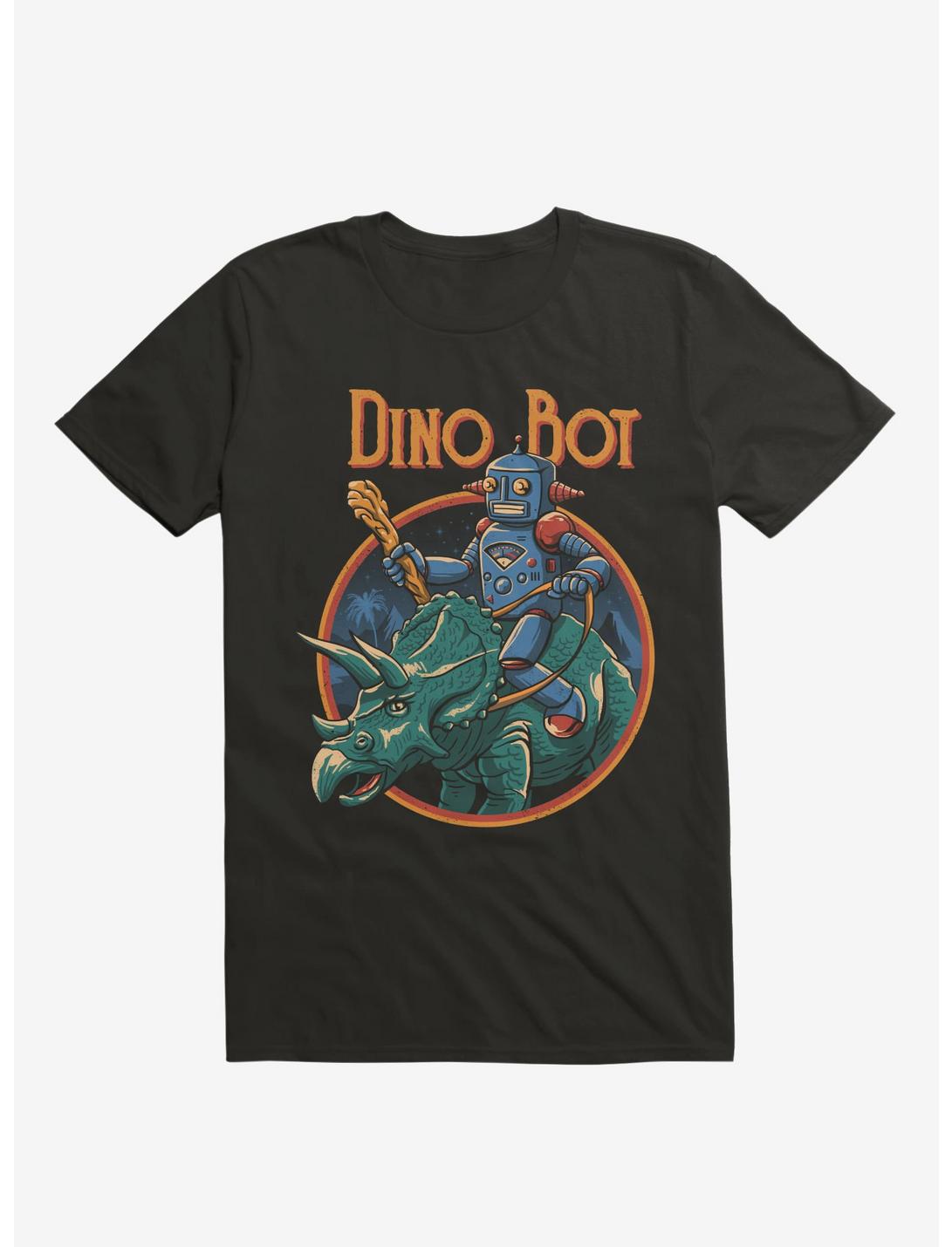 Dino Bot 2 T-Shirt, BLACK, hi-res
