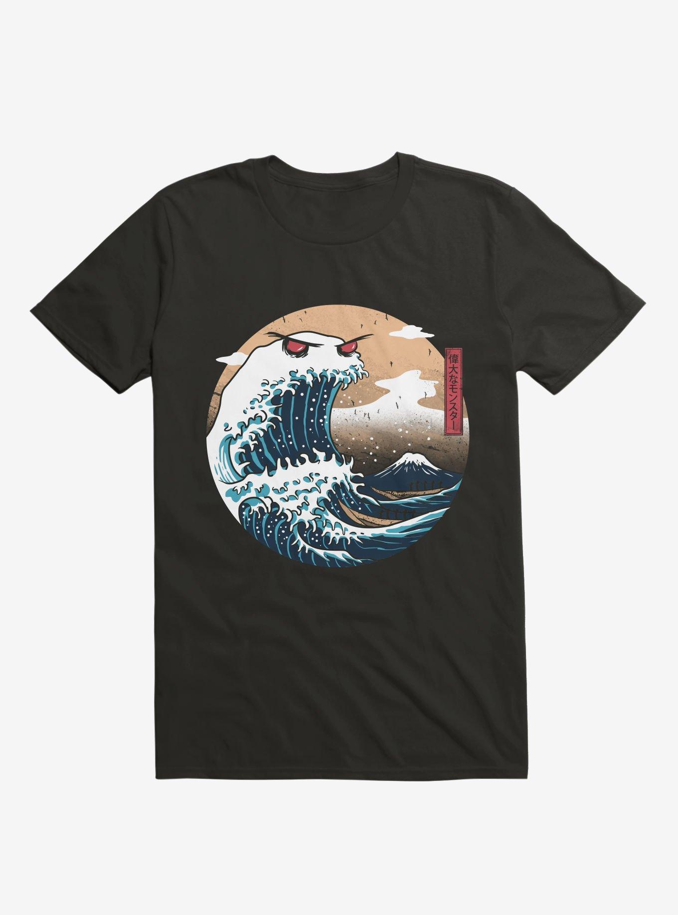 The Great Monster Of Kanagwa T-Shirt, , hi-res