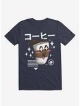 Kawaii Coffee T-Shirt, NAVY, hi-res