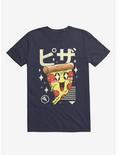 Kawaii Pizza T-Shirt, NAVY, hi-res