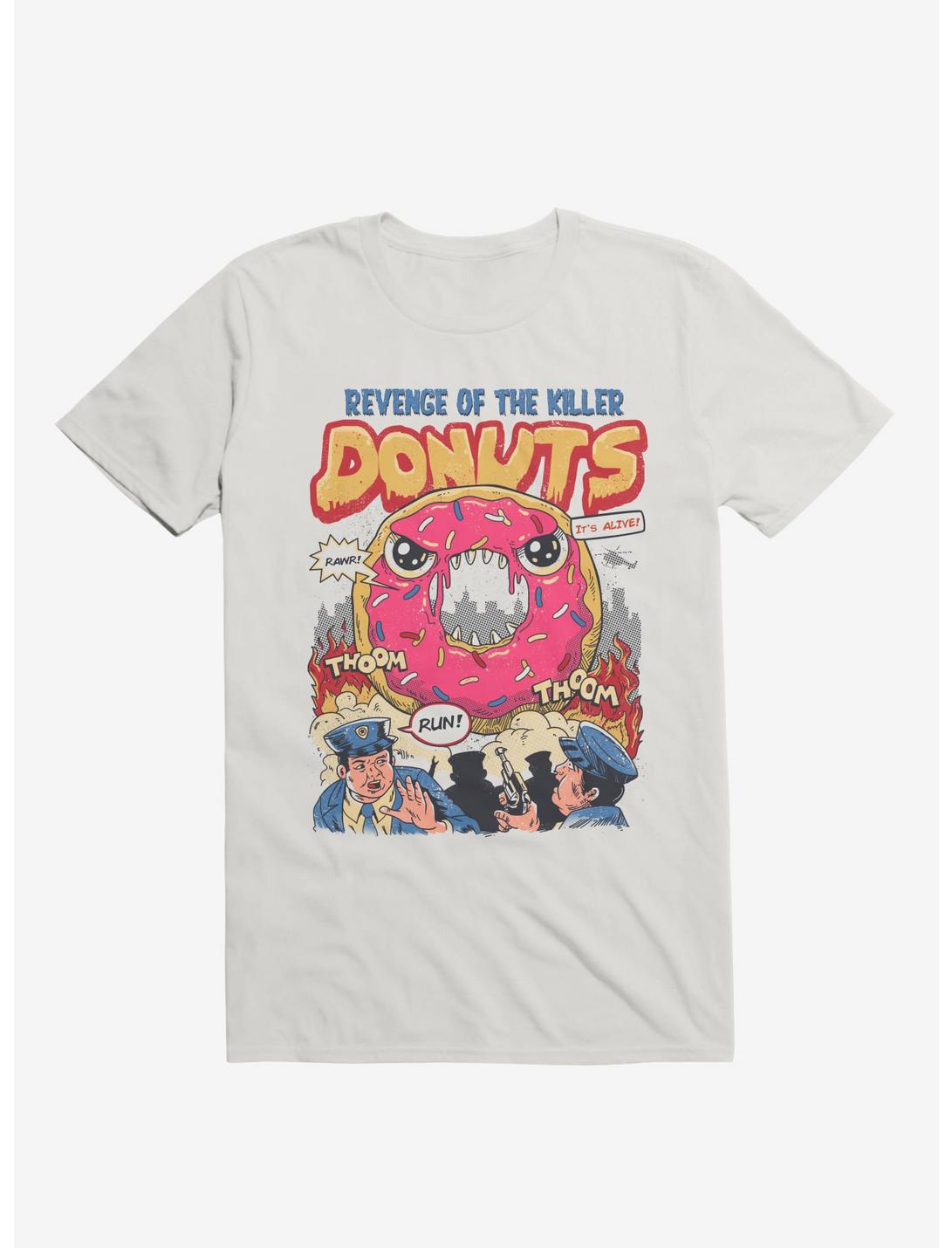 Revenge Of The Killer Donuts T-Shirt, WHITE, hi-res
