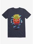 Saiyan Fries T-Shirt, NAVY, hi-res
