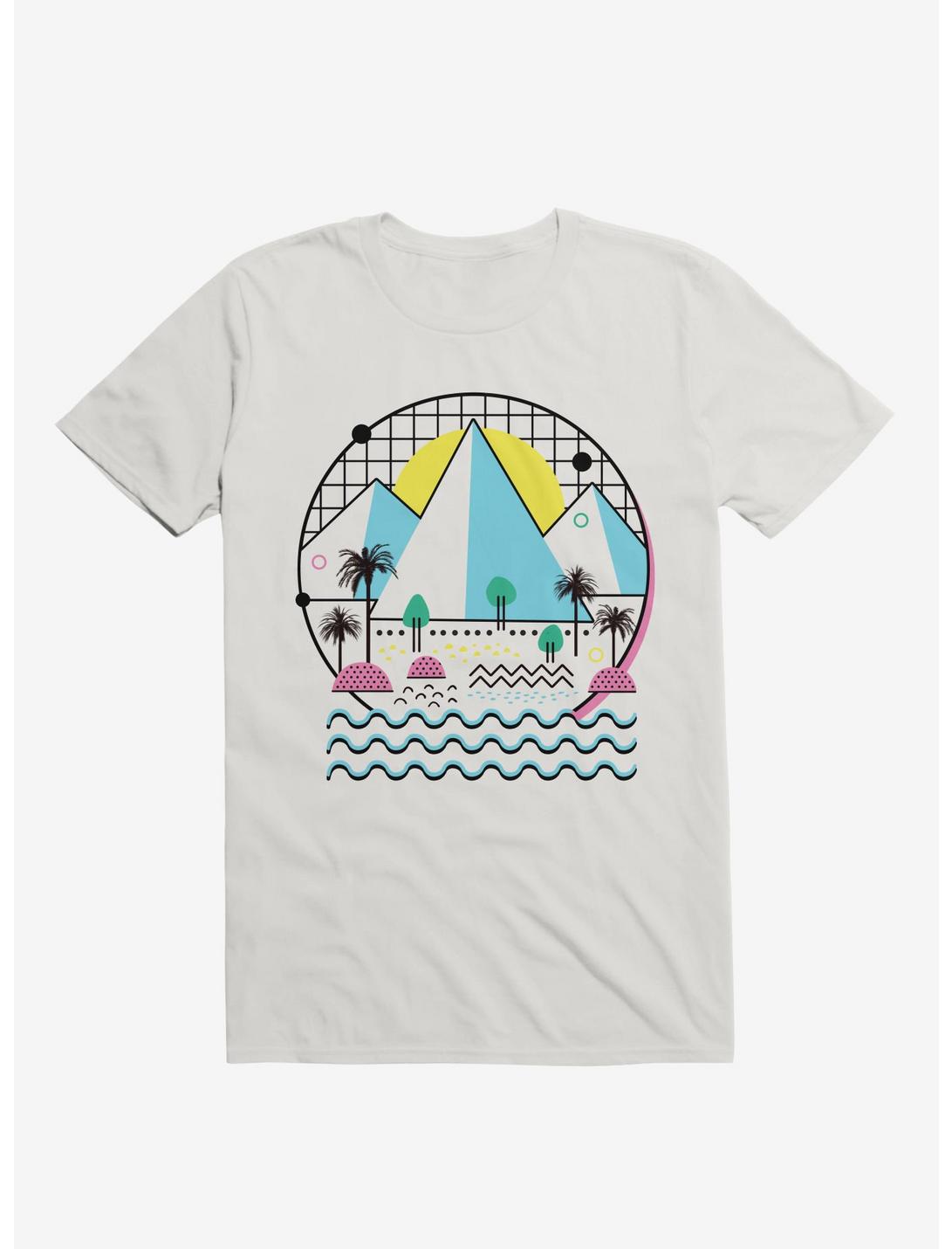 Land Of The Bold And Abstract T-Shirt, WHITE, hi-res