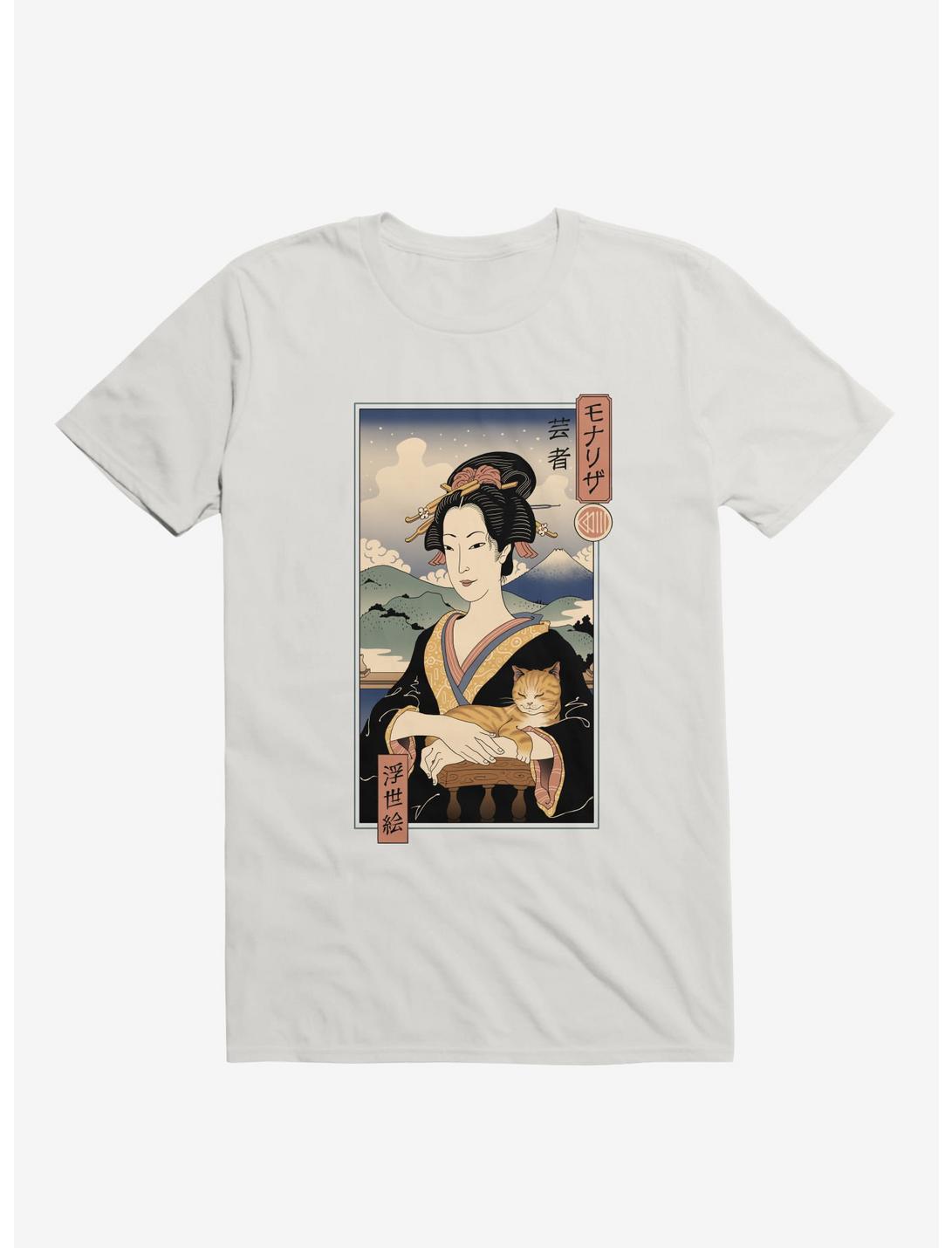 Lisa Ukiyo-E T-Shirt, WHITE, hi-res