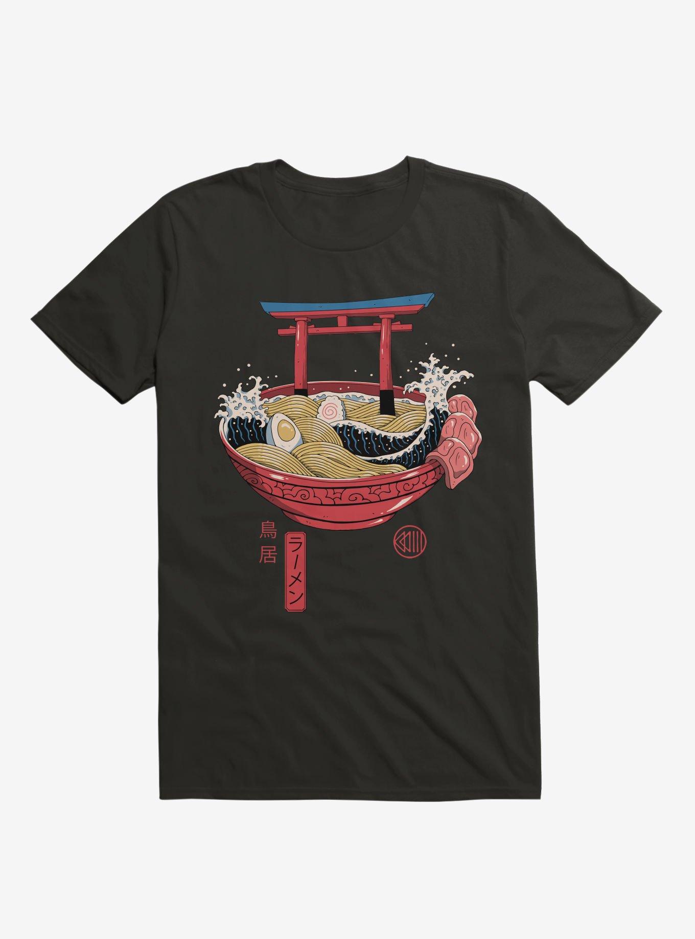 Sacred Ramen T-Shirt, BLACK, hi-res