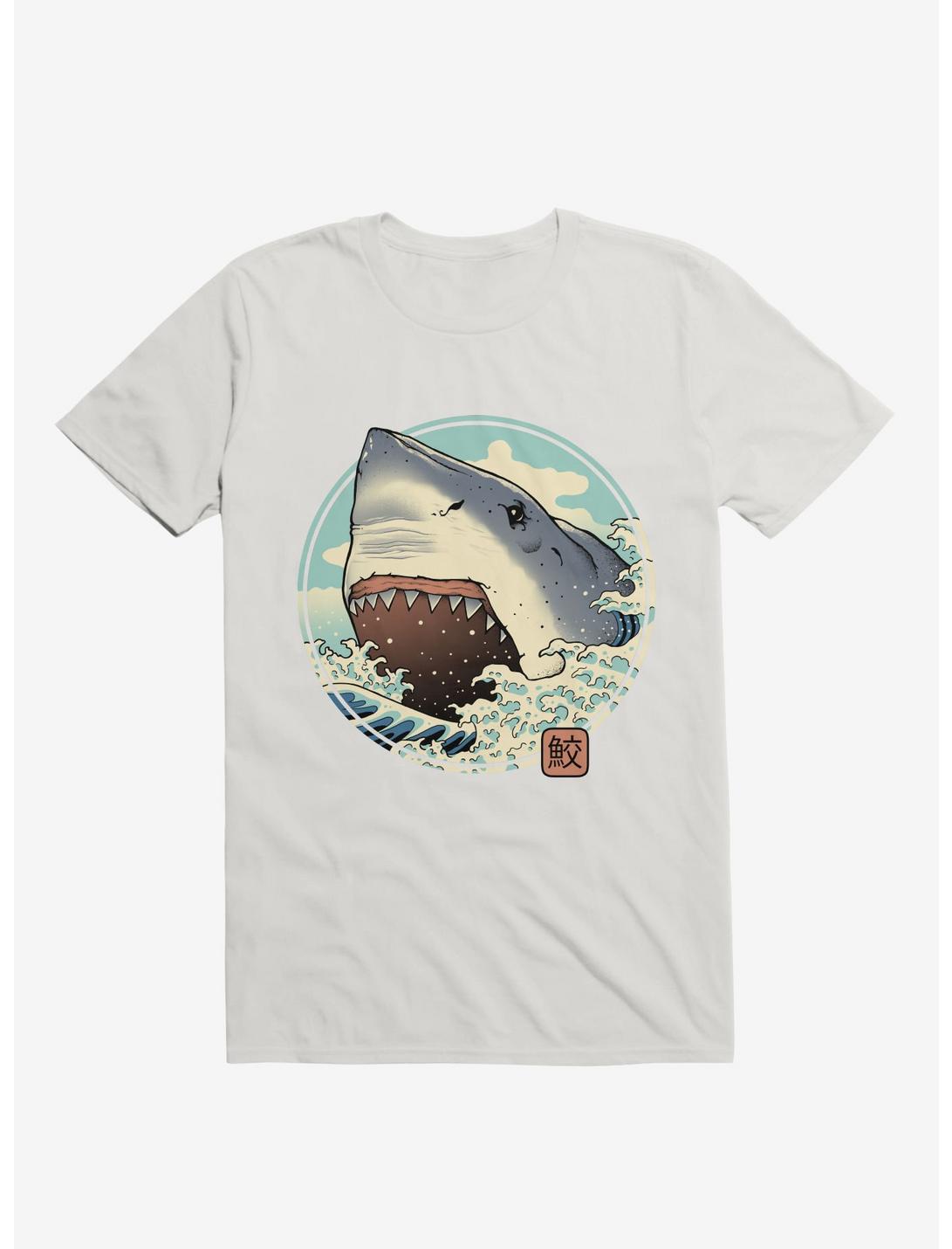 Shark Attack! T-Shirt, WHITE, hi-res