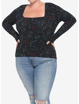 Harry Potter Constellation Long-Sleeve Top Plus Size, , hi-res