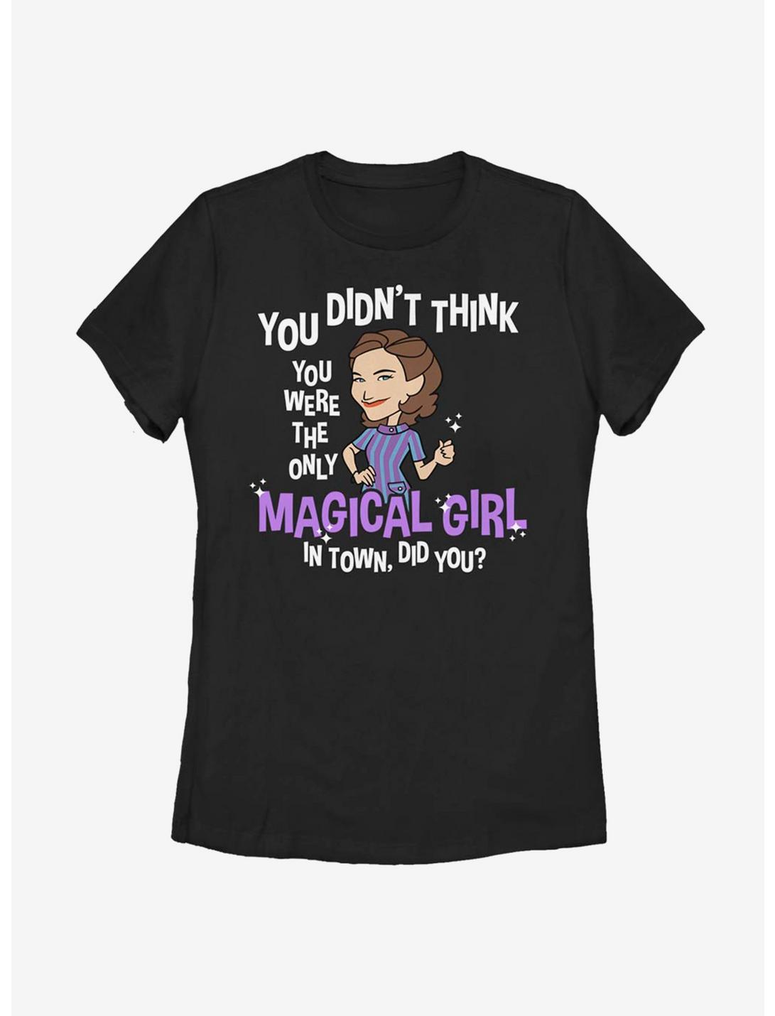 Marvel WandaVision Agatha Magical Girl Womens T-Shirt, BLACK, hi-res