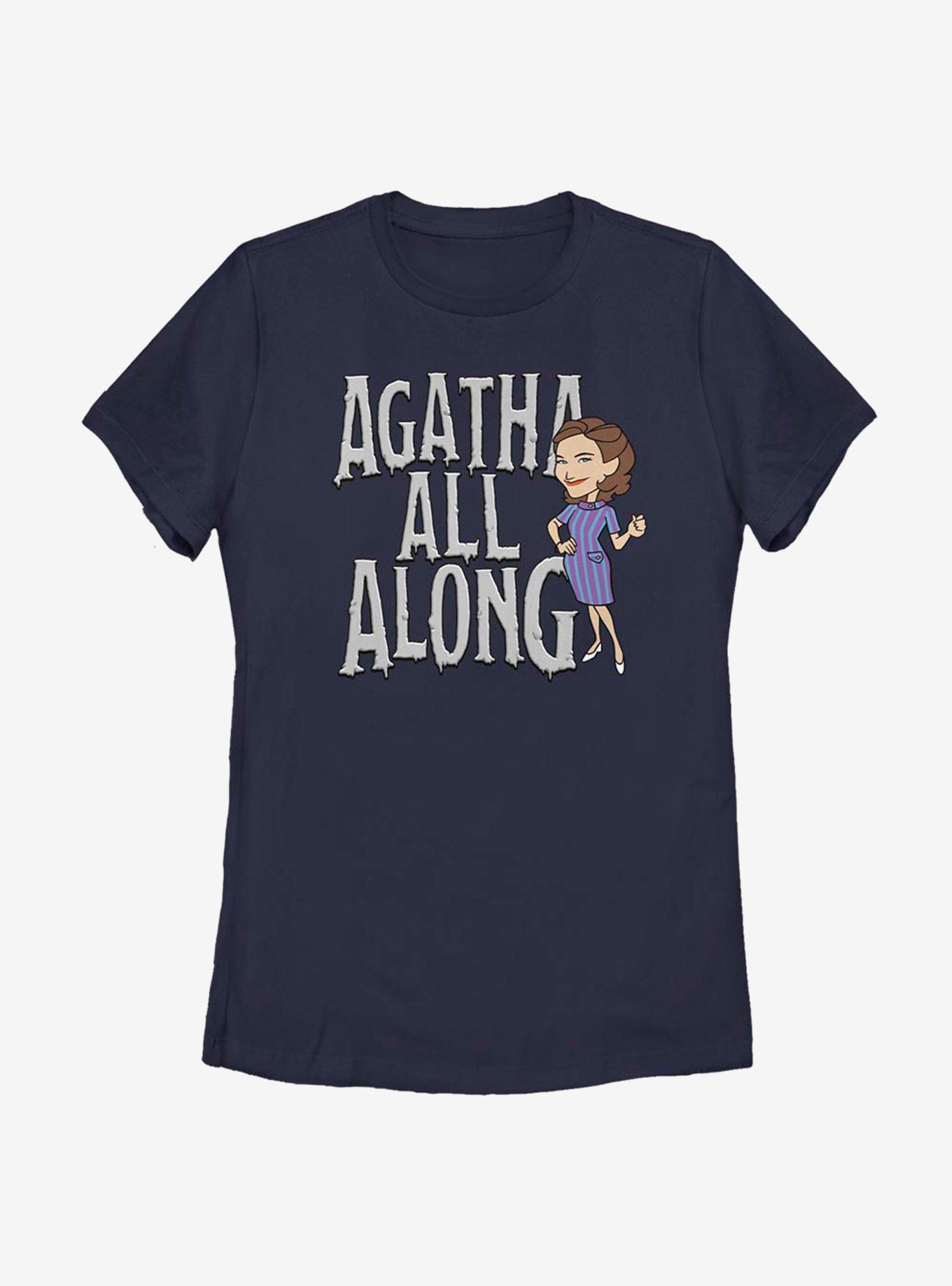 Marvel WandaVision Agatha All Along Womens T-Shirt, NAVY, hi-res