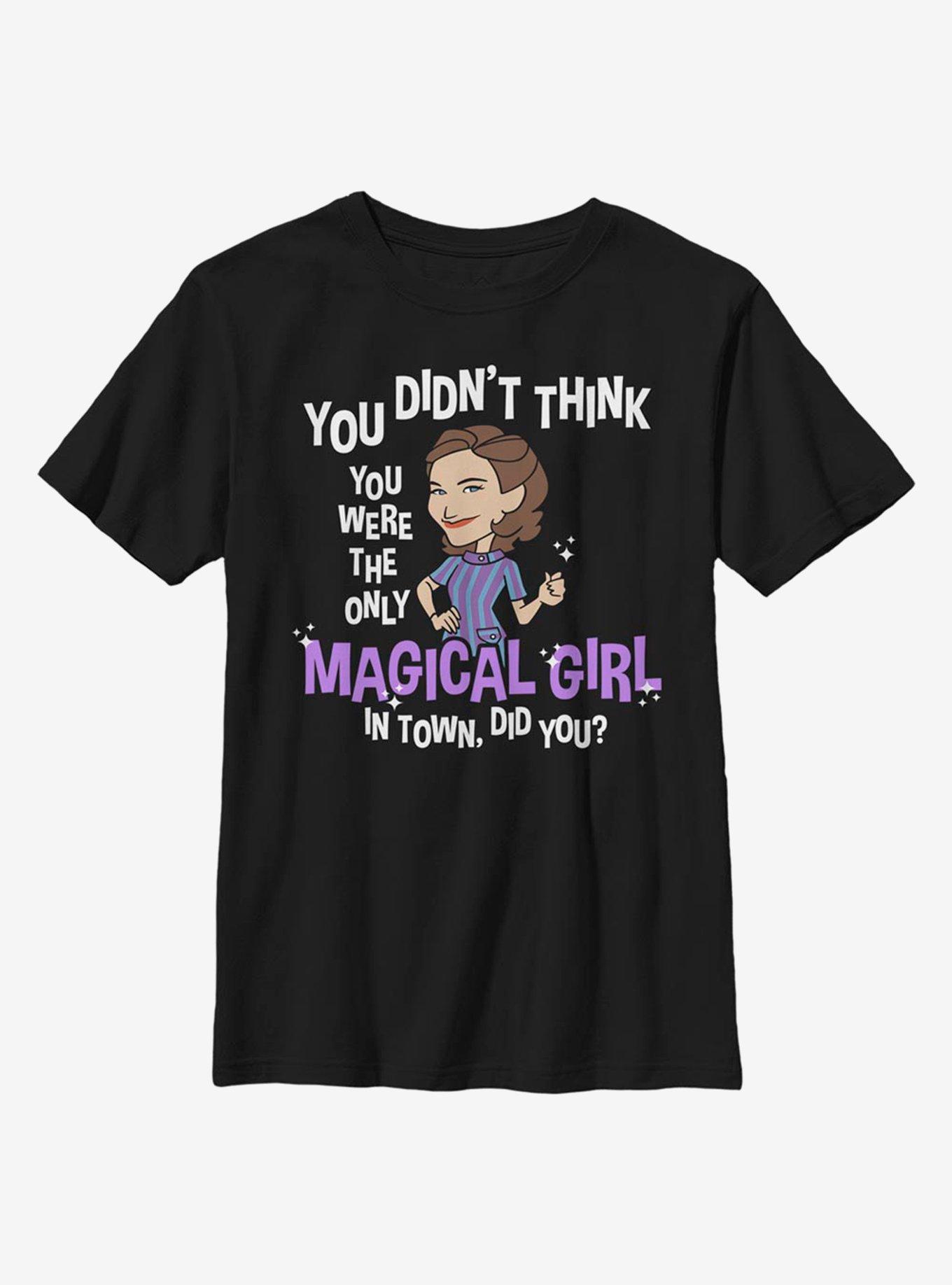 Marvel WandaVision Agatha Magical Girl Youth T-Shirt, , hi-res