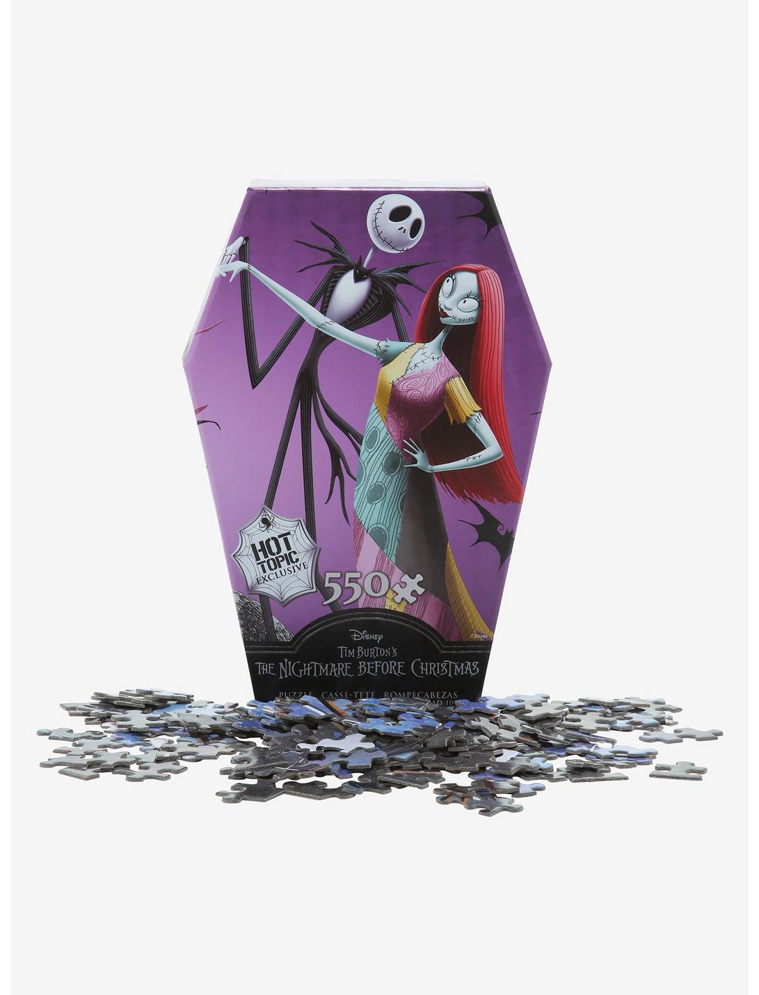 The Nightmare Before Christmas Purple Scene Puzzle Hot Topic Exclusive, , hi-res