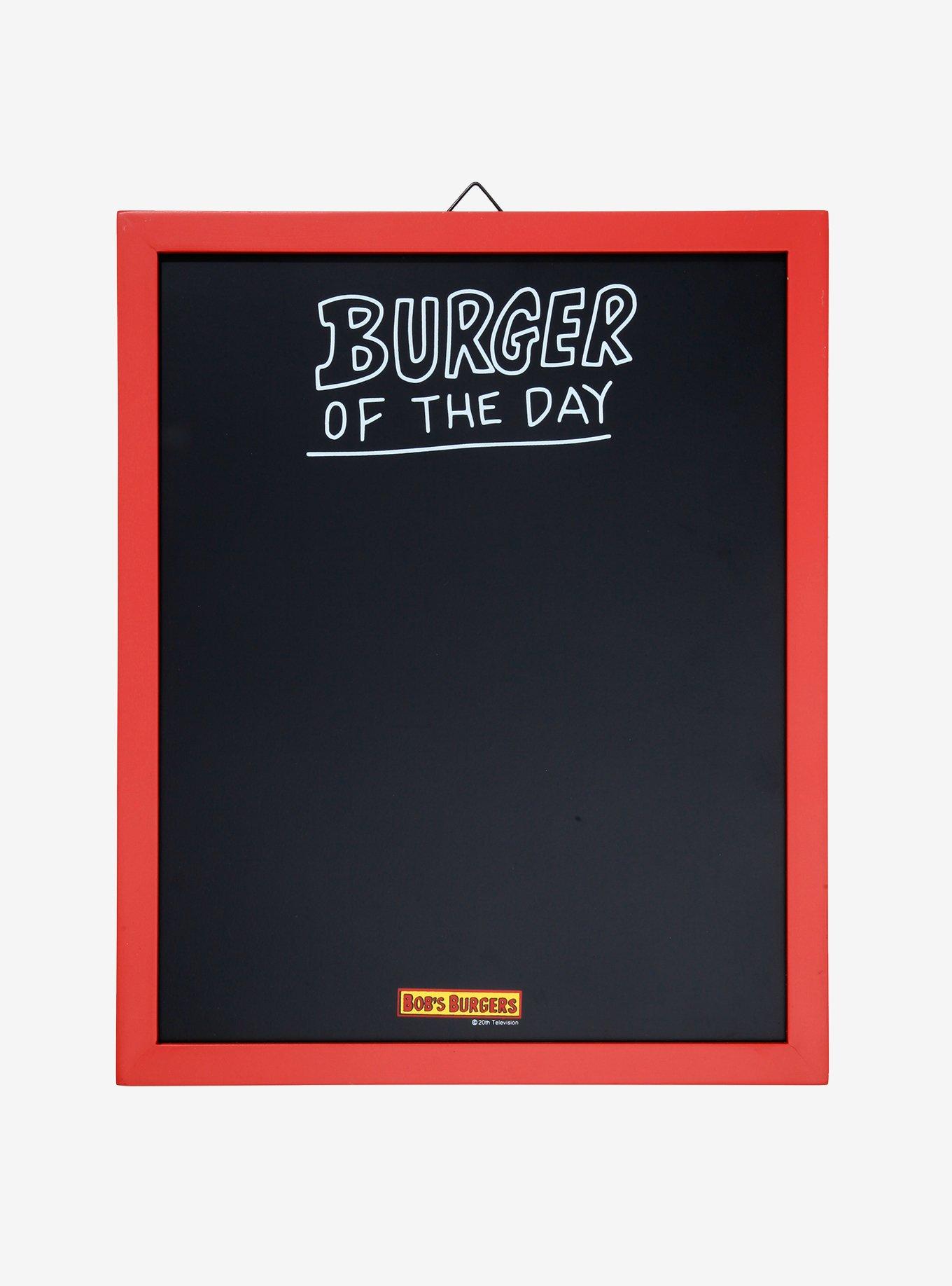 Bob's Burgers Burger Of The Day Chalkboard | Hot Topic