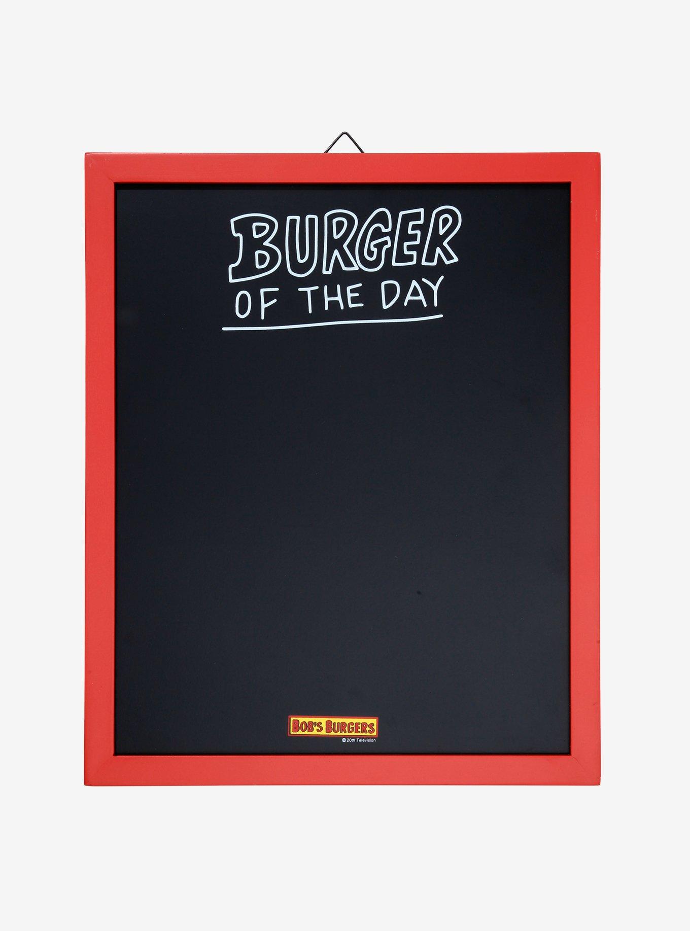 Bob's Burgers Burger Of The Day Chalkboard, , hi-res