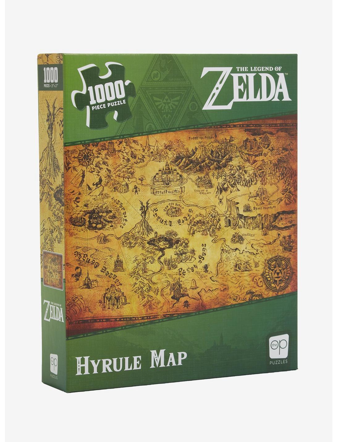 Nintendo The Legend of Zelda Hyrule Map 1000-Piece Puzzle, , hi-res