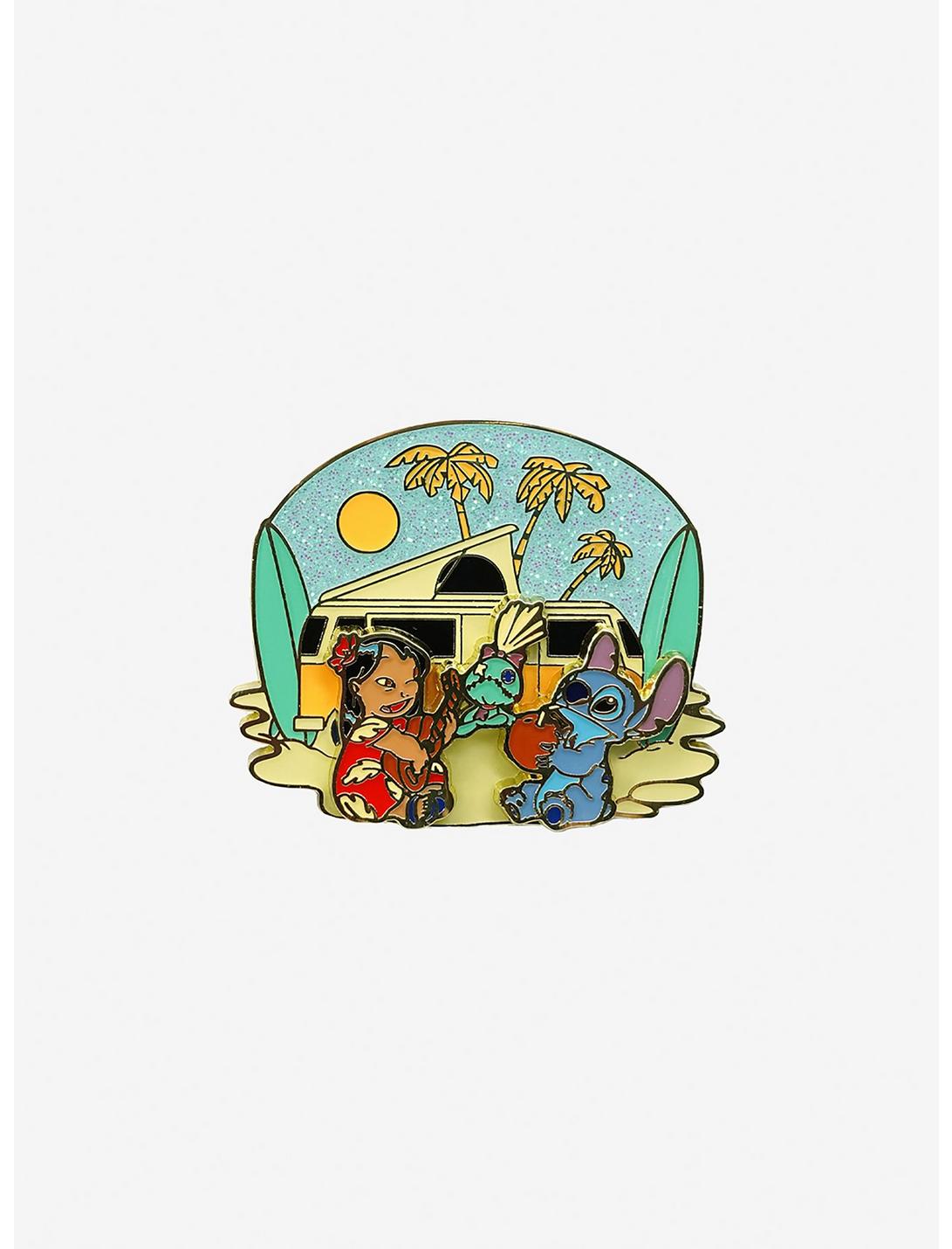 Our Universe Disney Lilo & Stitch Summer Vibes Enamel Pin - BoxLunch Exclusive, , hi-res