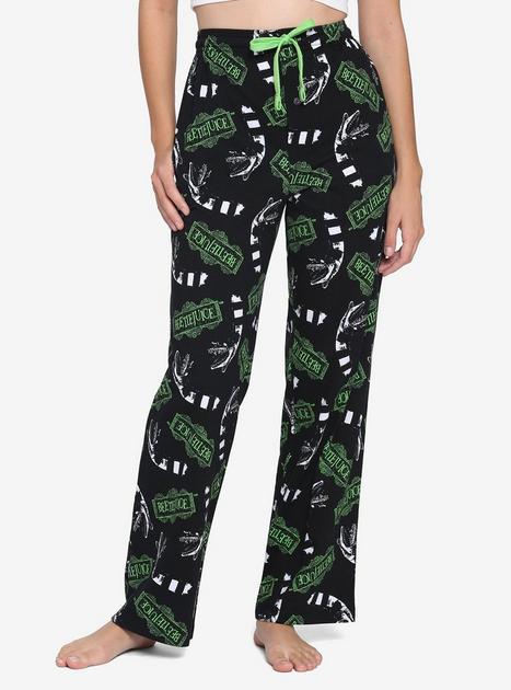 Beetlejuice Logo Pajama Pants | Hot Topic