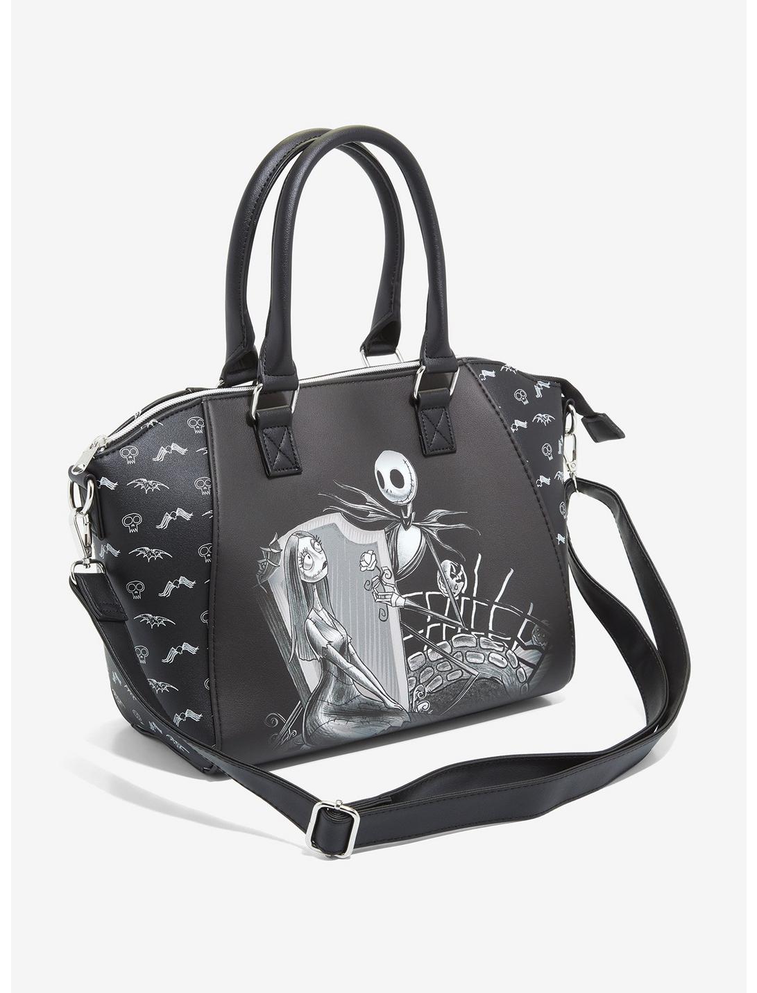 Loungefly The Nightmare Before Christmas Jack & Sally Misfit Love Satchel, , hi-res
