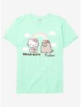 Hello Kitty x Pusheen Snacktime Donuts T-Shirt, MINT, hi-res