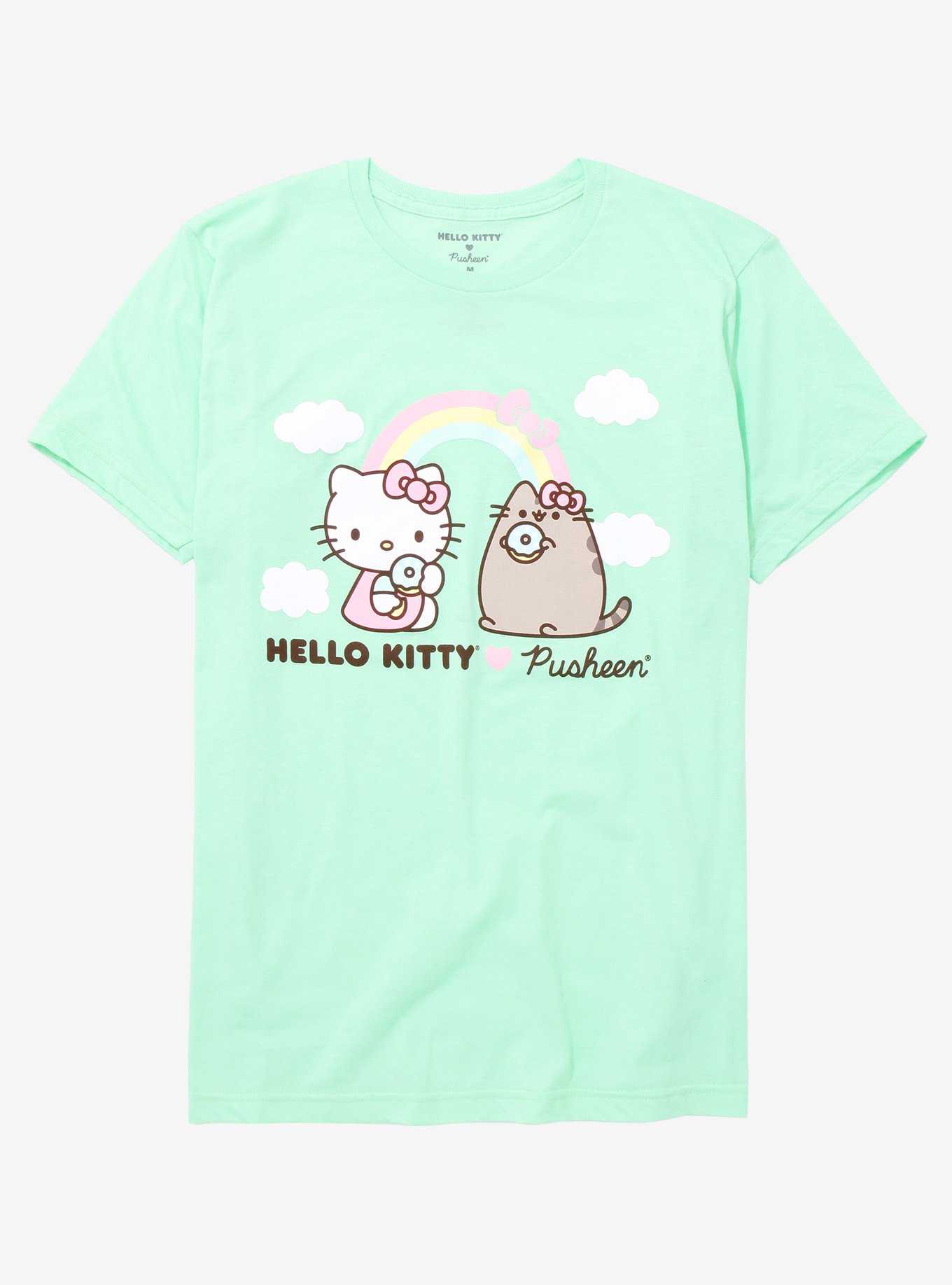 Hello Kitty x Pusheen Snacktime Donuts T-Shirt, , hi-res