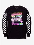 Sanrio Hello Kitty Tokyo Speed Long Sleeve T-Shirt - BoxLunch Exclusive, BLACK, hi-res