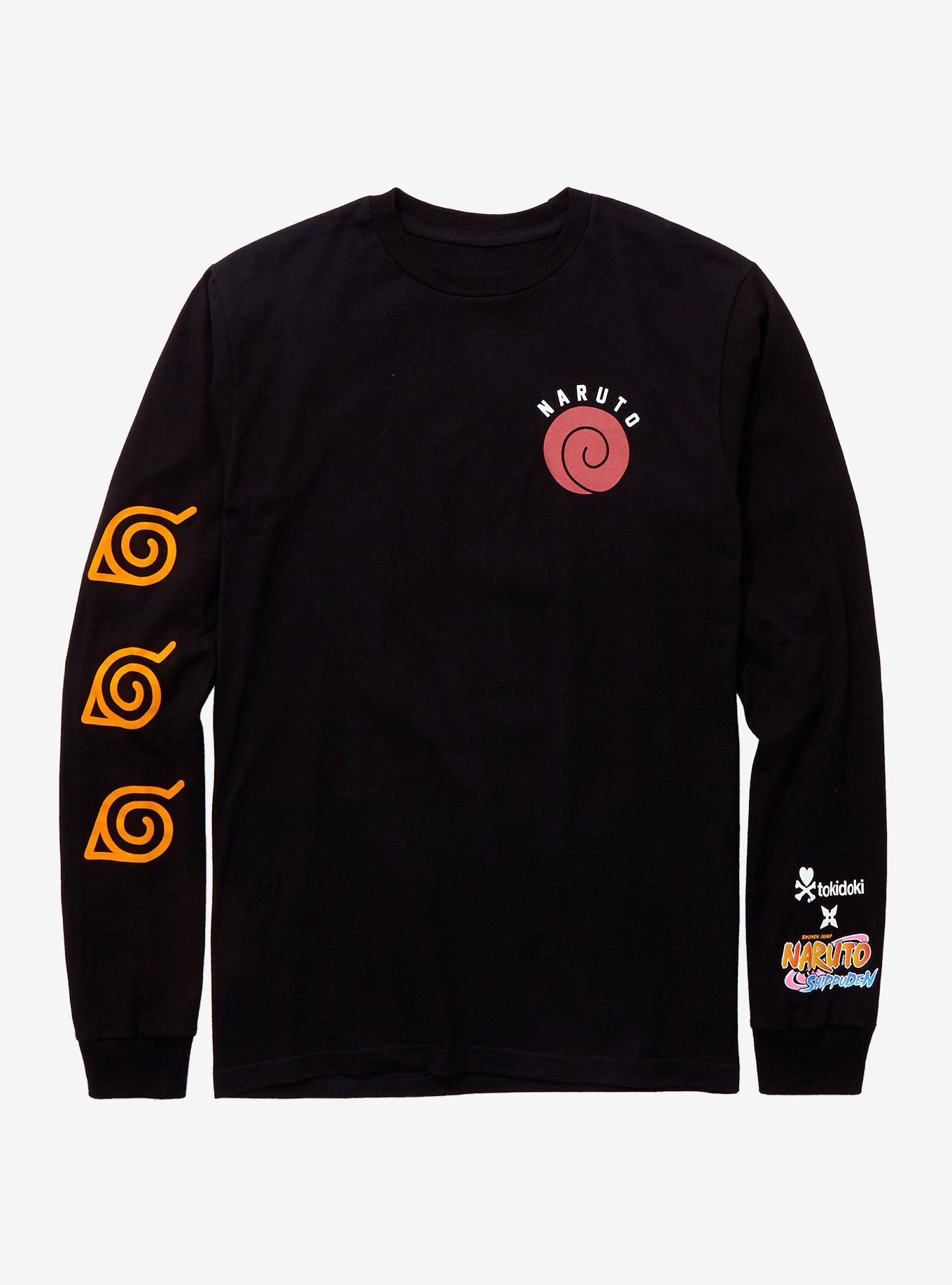 Naruto long sleeve shirt hotsell