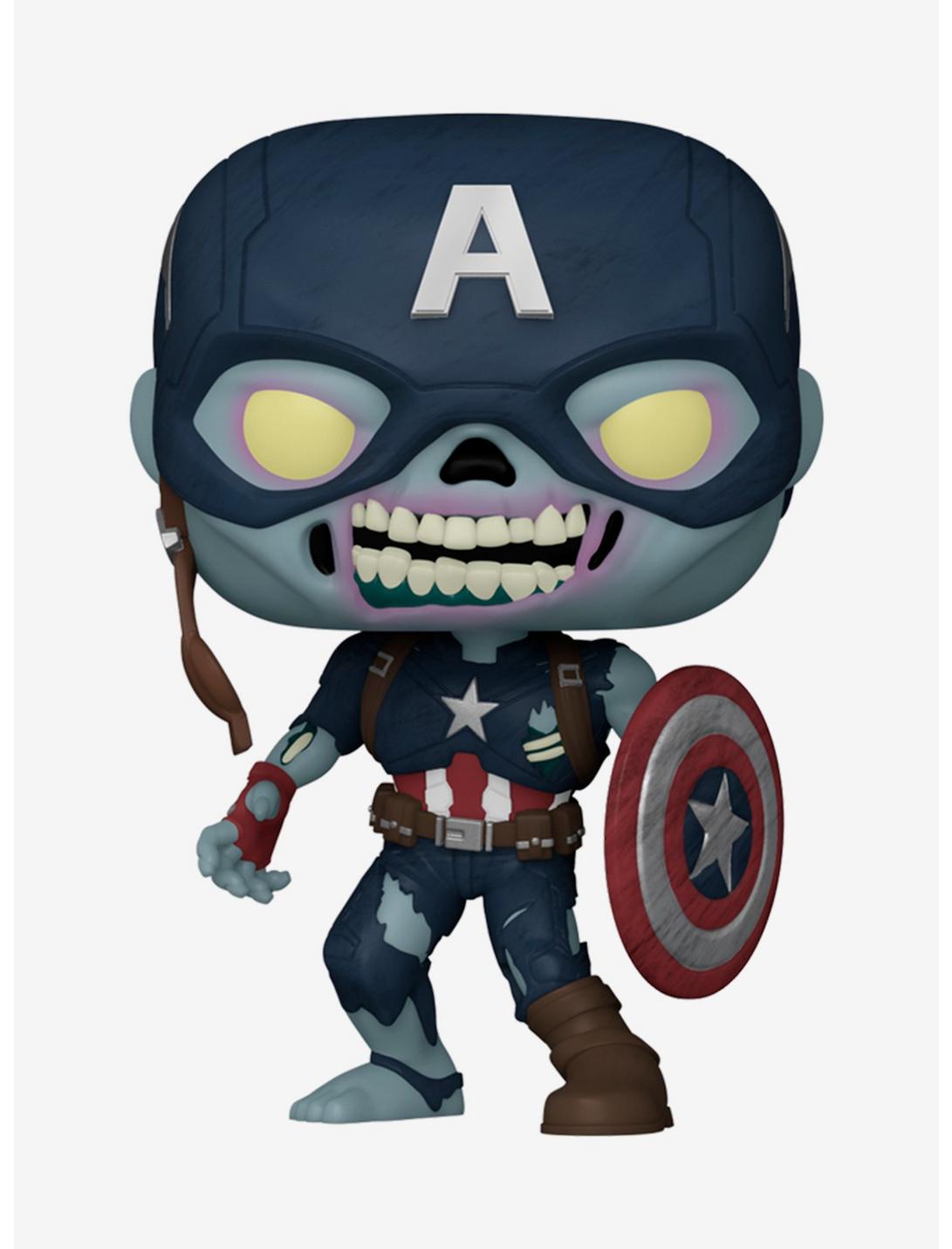 Funko Pop! Marvel What If...? Zombie Captain America Vinyl Bobble-Head, , hi-res
