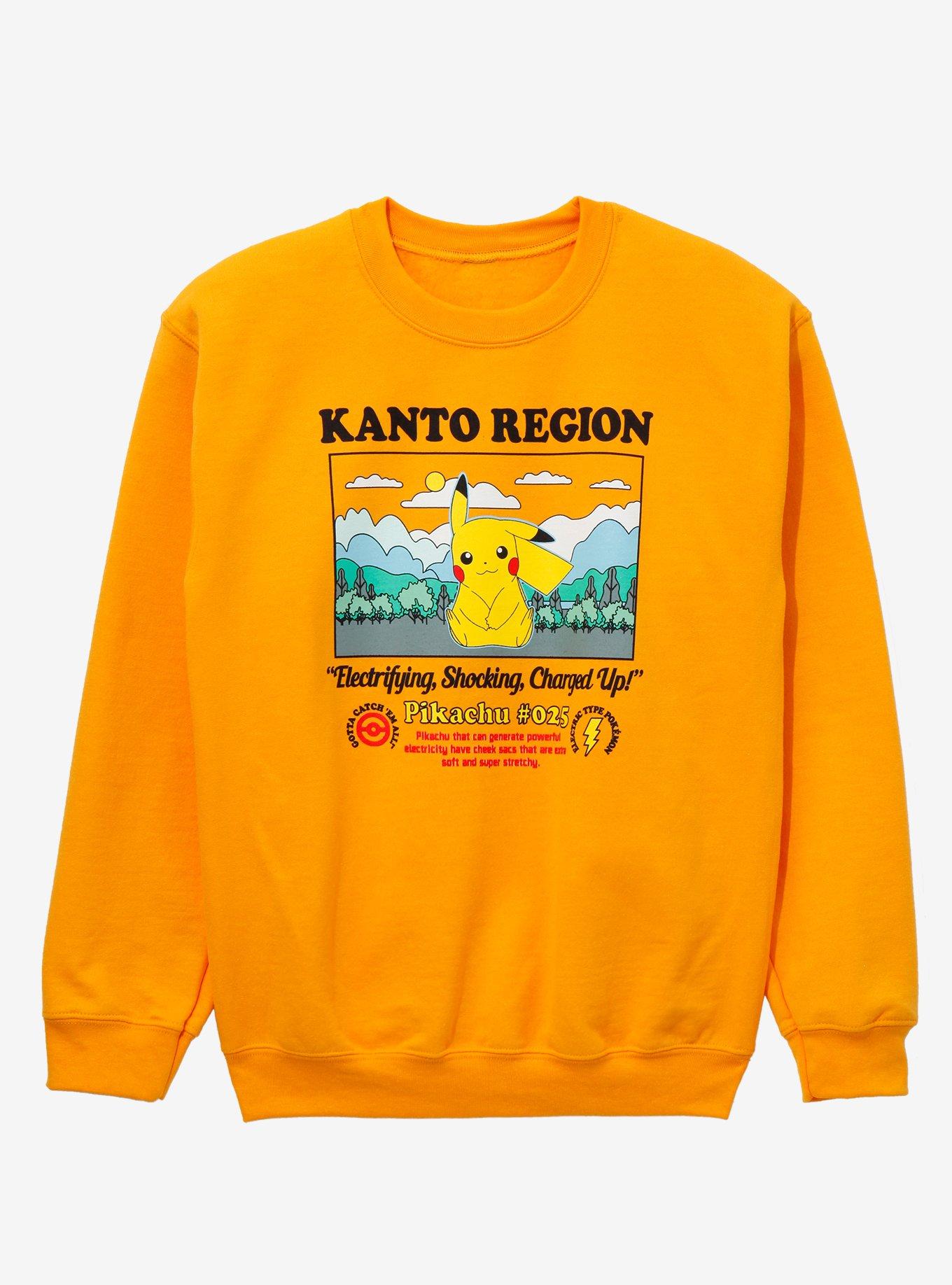 Pokémon Kanto Region Pikachu Crewneck - BoxLunch Exclusive