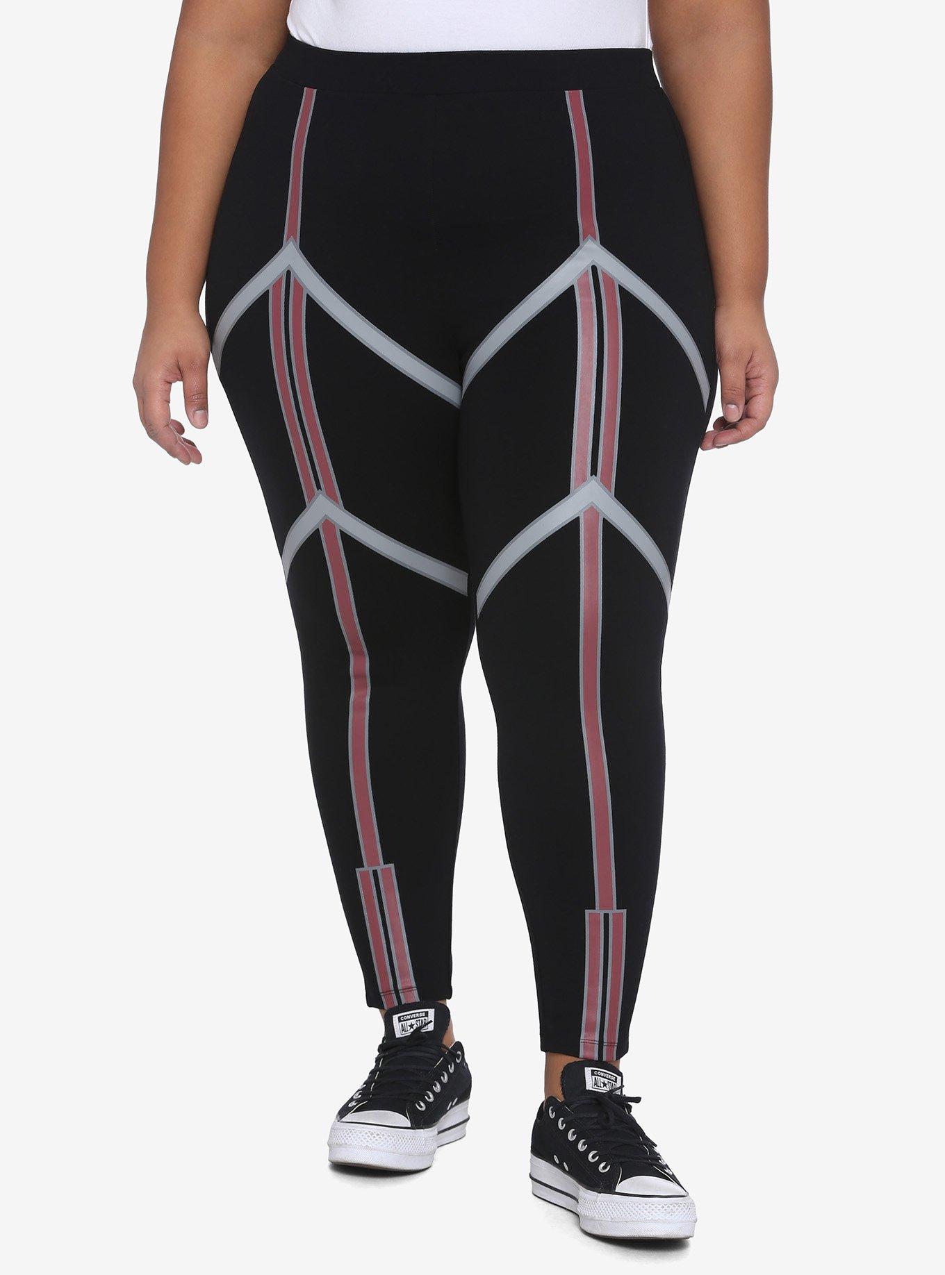 Her Universe Marvel WandaVision Scarlet Witch Replica Plus Size Leggings, BLACK, hi-res