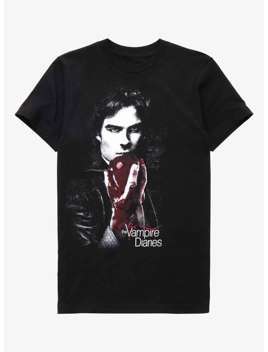 The Vampire Diaries Damon Boyfriend Fit Girls T-Shirt, MULTI, hi-res