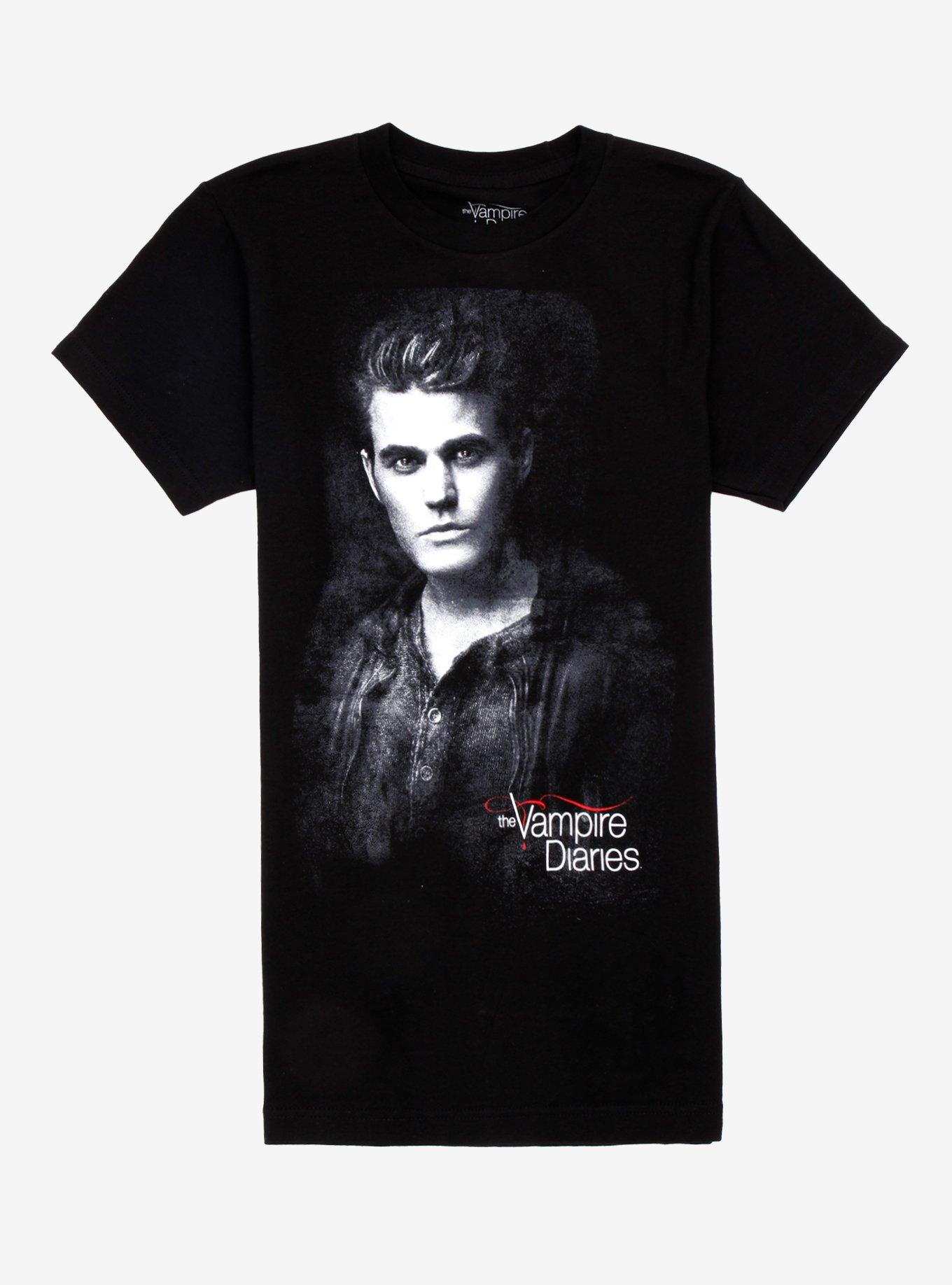 The Vampire Diaries Stefan Boyfriend Fit Girls T-Shirt, MULTI, hi-res