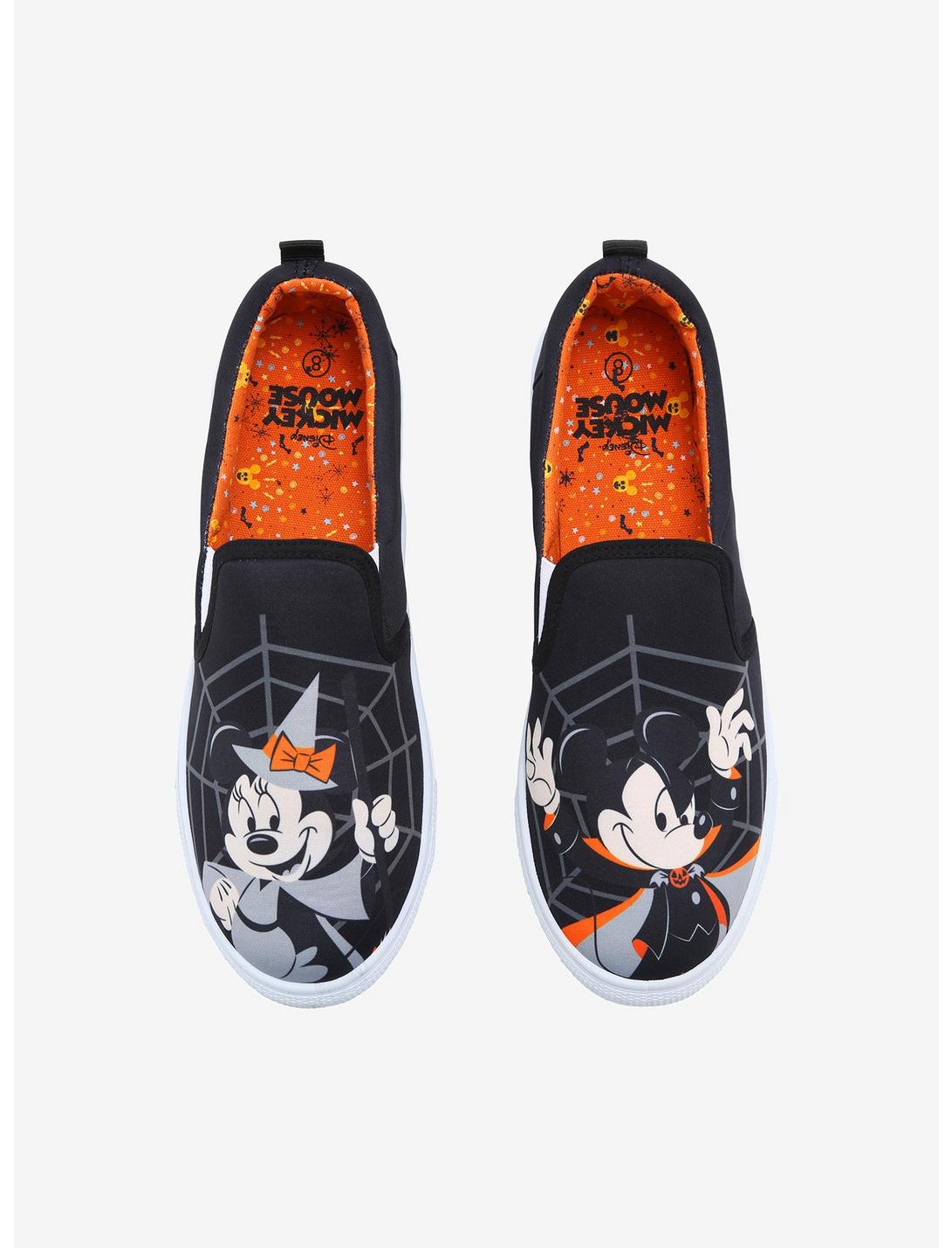 Disney Mickey Mouse & Minnie Mouse Slip-On Sneakers, MULTI, hi-res