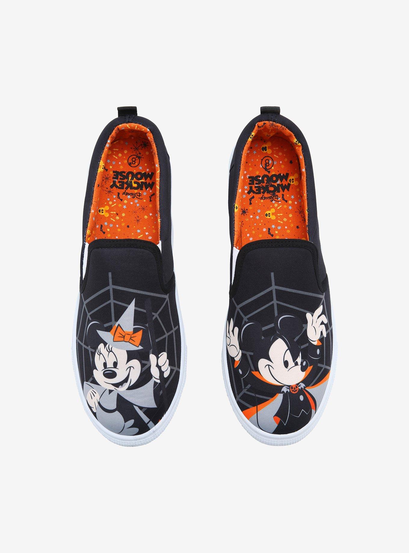 Disney Mickey Mouse & Minnie Mouse Slip-On Sneakers, MULTI, hi-res