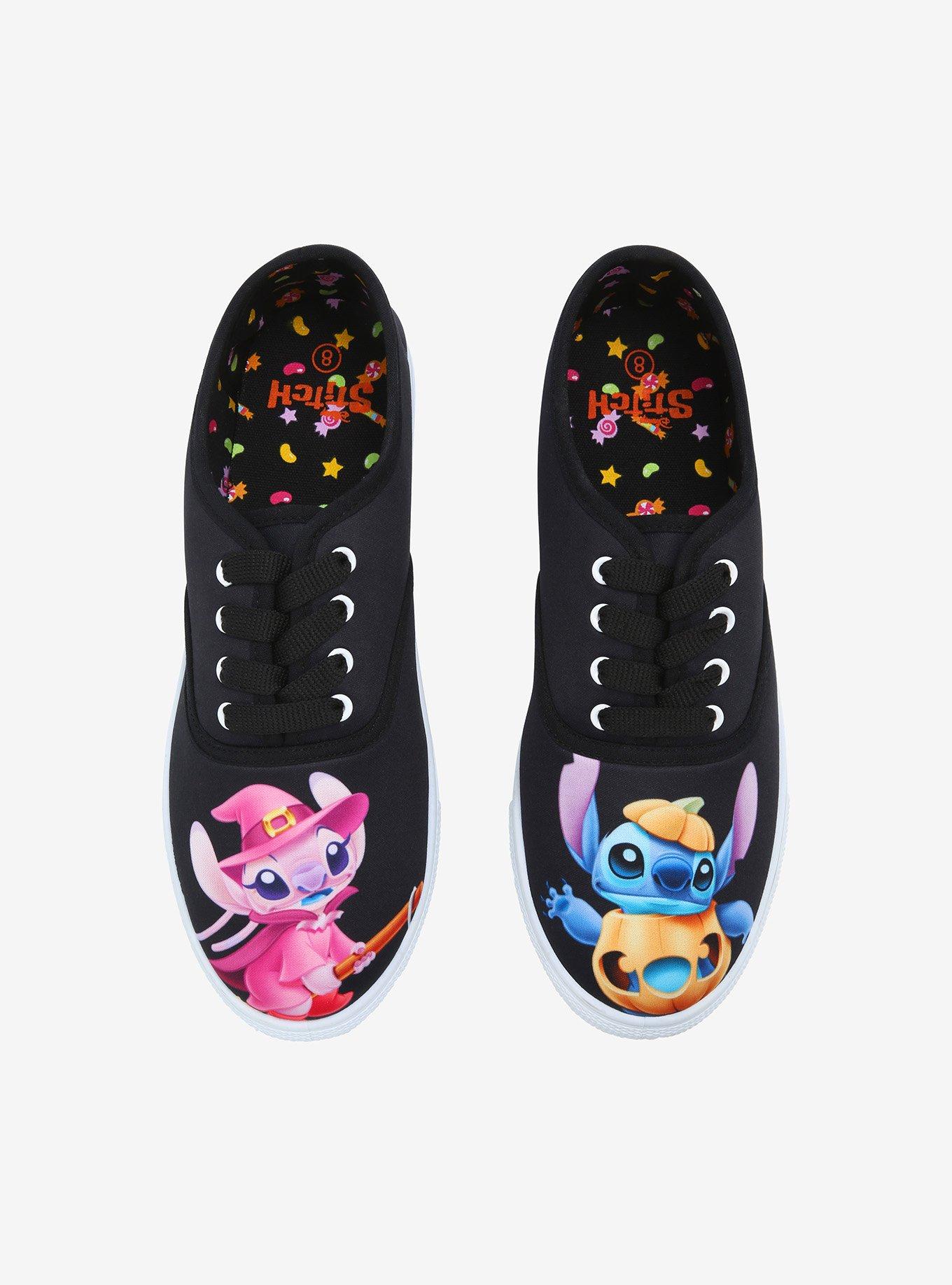 Disney Lilo & Stitch Angel & Stitch Halloween Lace-Up Sneakers, MULTI, hi-res