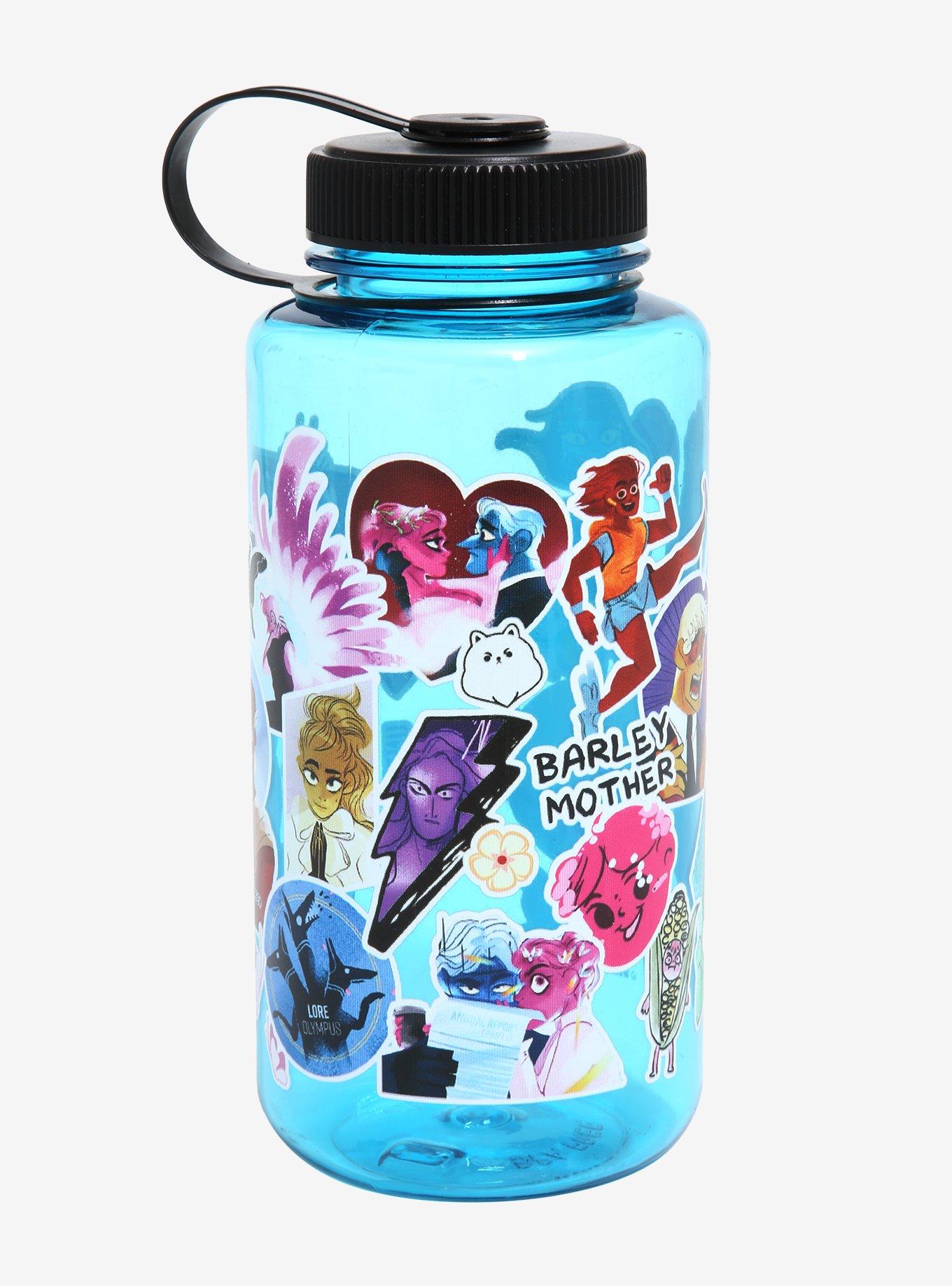 All Disney Princesses Graphic Cartoon 32oz Water Tracker Bottle - Jolly  Family Gifts