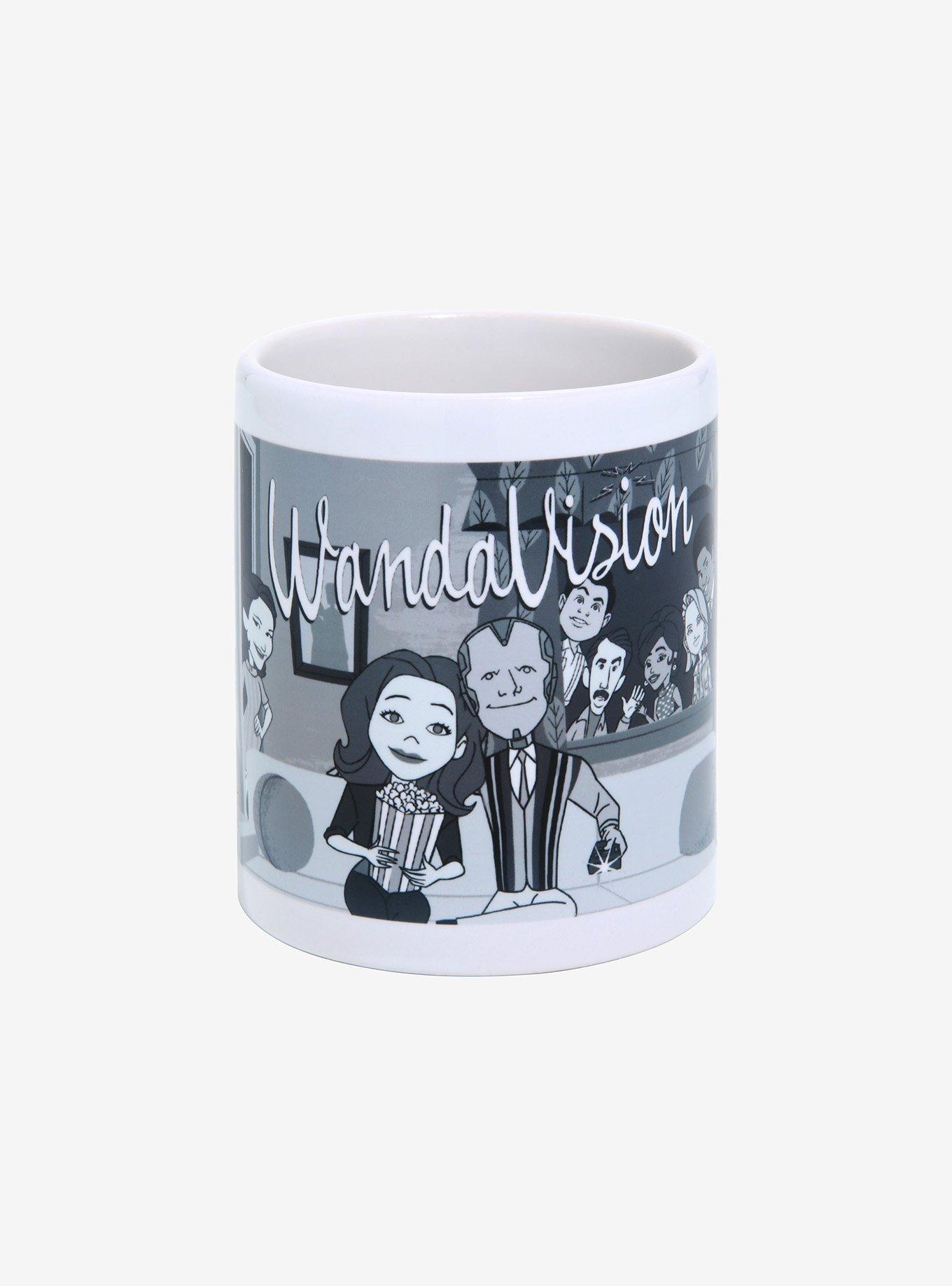 Marvel WandaVision Black & White Sitcom Mug - BoxLunch Exclusive, , hi-res