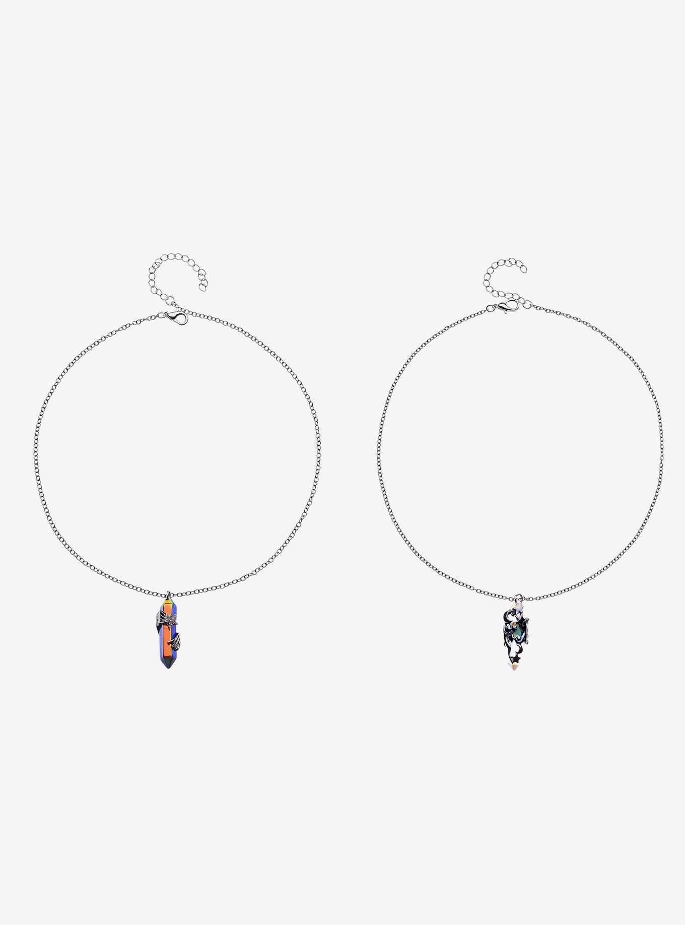 Star Wrapped Crystals Best Friend Necklace Set, , hi-res