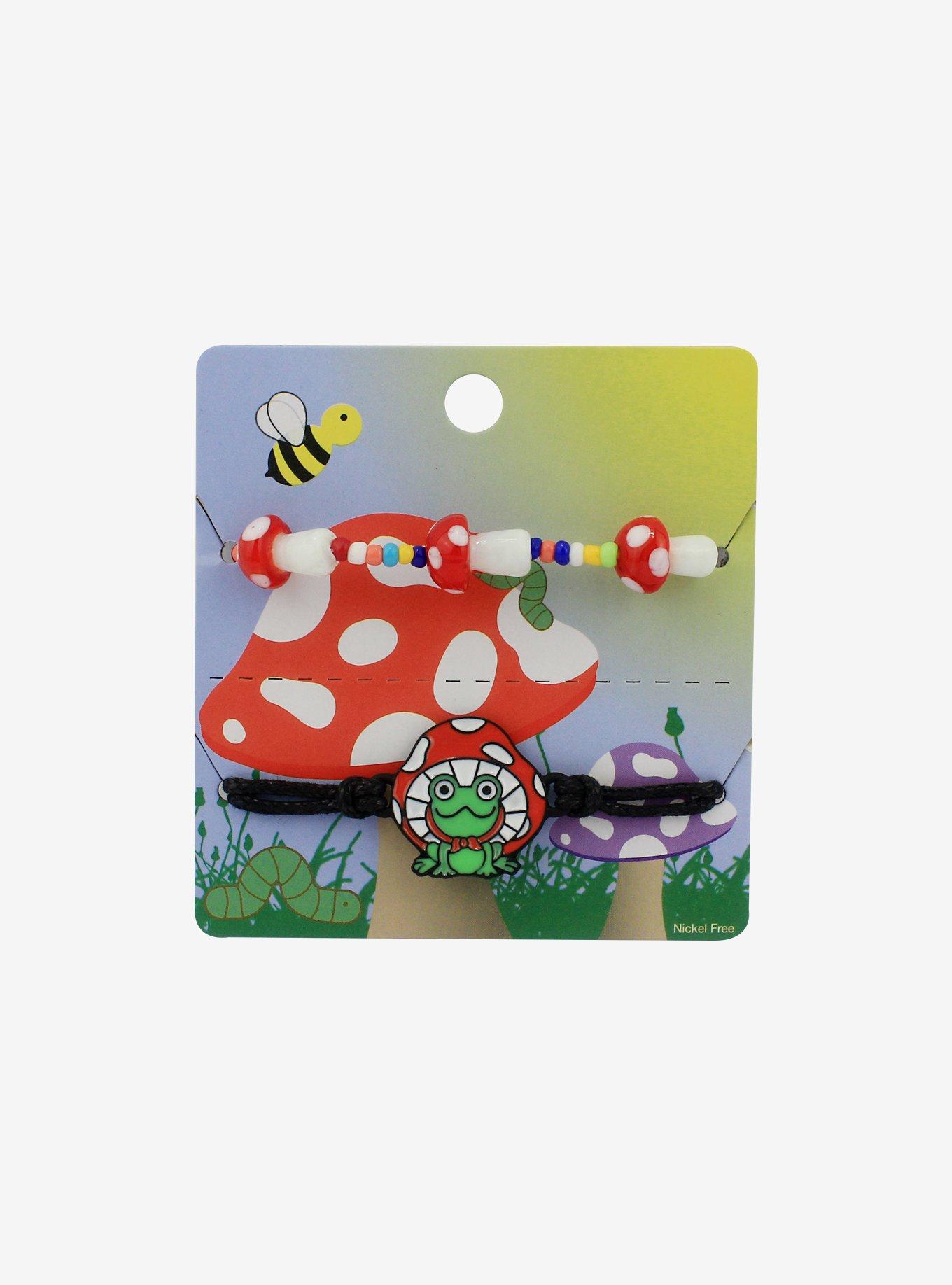 Mushroom Frog Bracelet Set, , hi-res