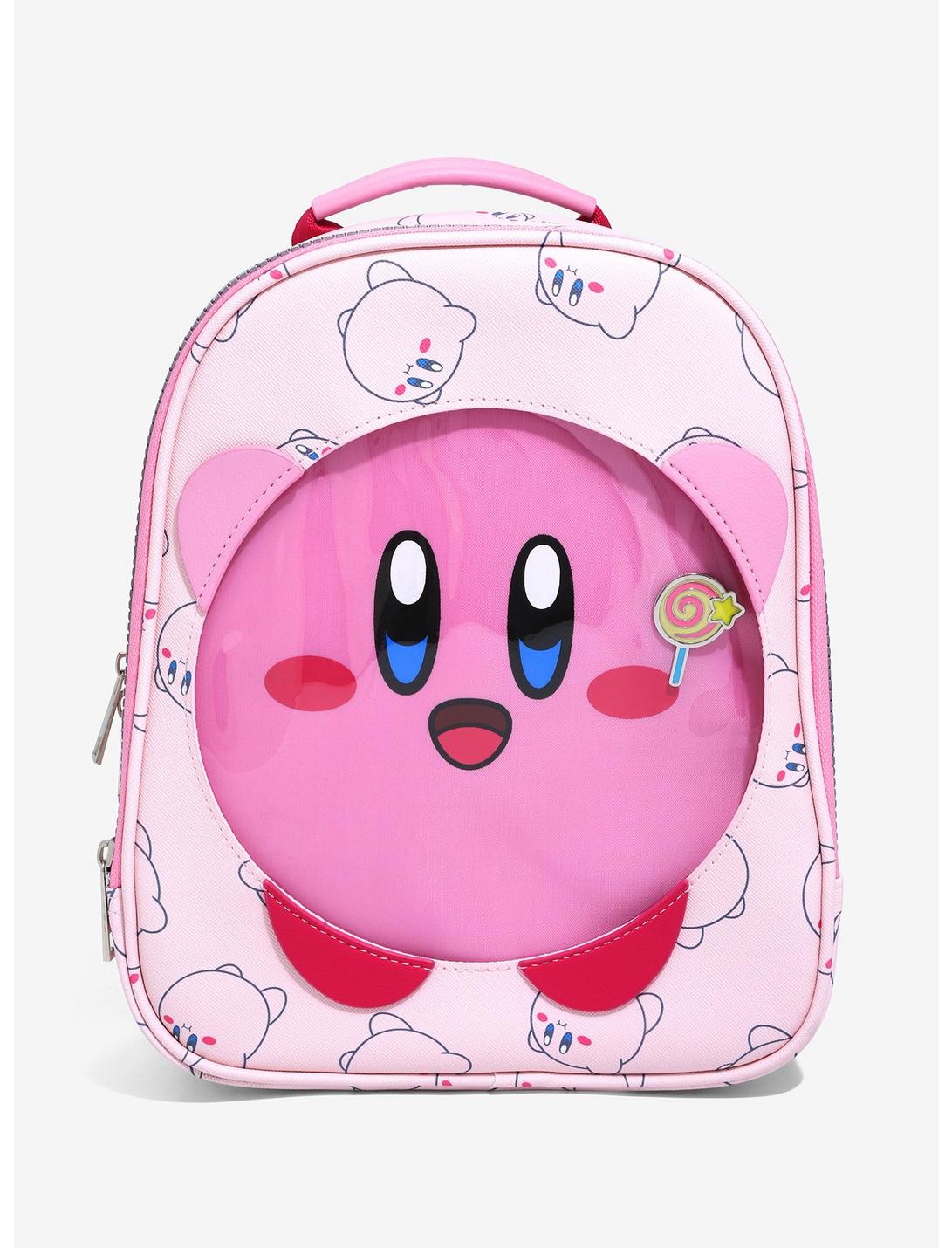 Nintendo Kirby Allover Print Pin Collector Backpack - BoxLunch Exclusive, , hi-res